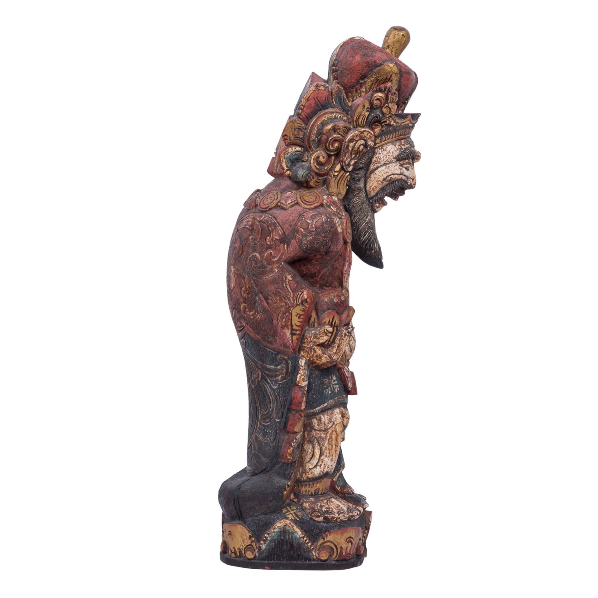 Skulptur einer mythologischen Figur. BALI/INDONESIEN, wohl um 1900. - Image 3 of 9