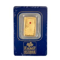 Pamp Swiss Goldbarren, 5 Gramm, Motiv Fortuna,