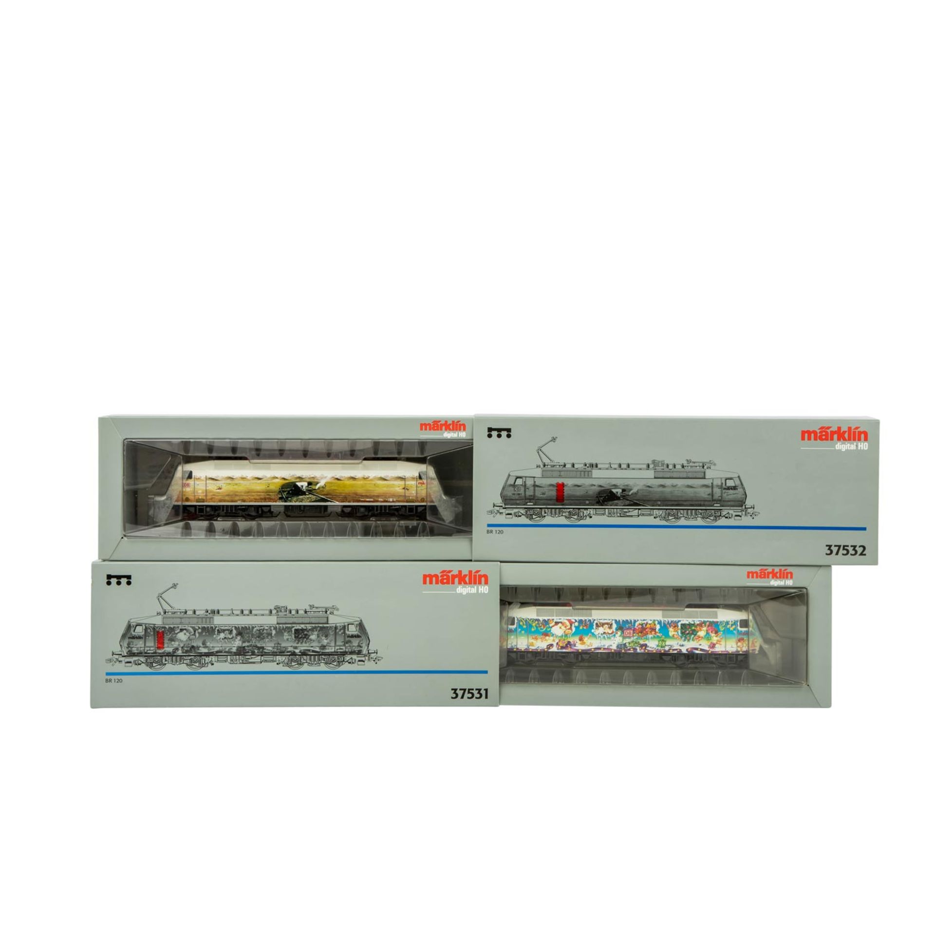 MÄRKLIN 2 E-Lokomotiven, Spur H0, digital,