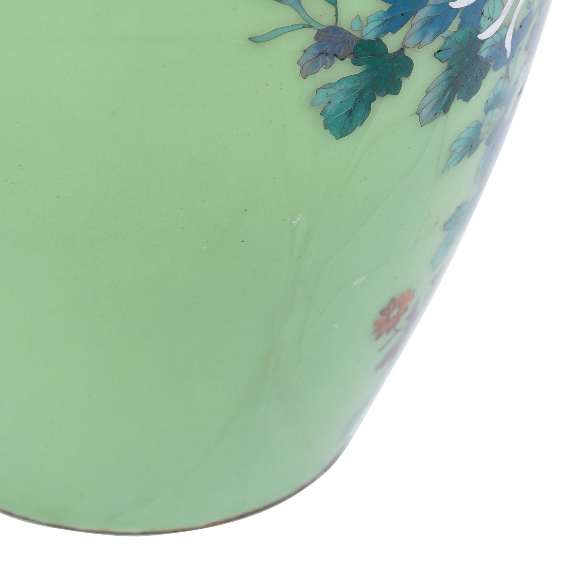 Cloisonné-Vase. JAPAN, 1. Hälfte 20. Jh. - Bild 5 aus 6