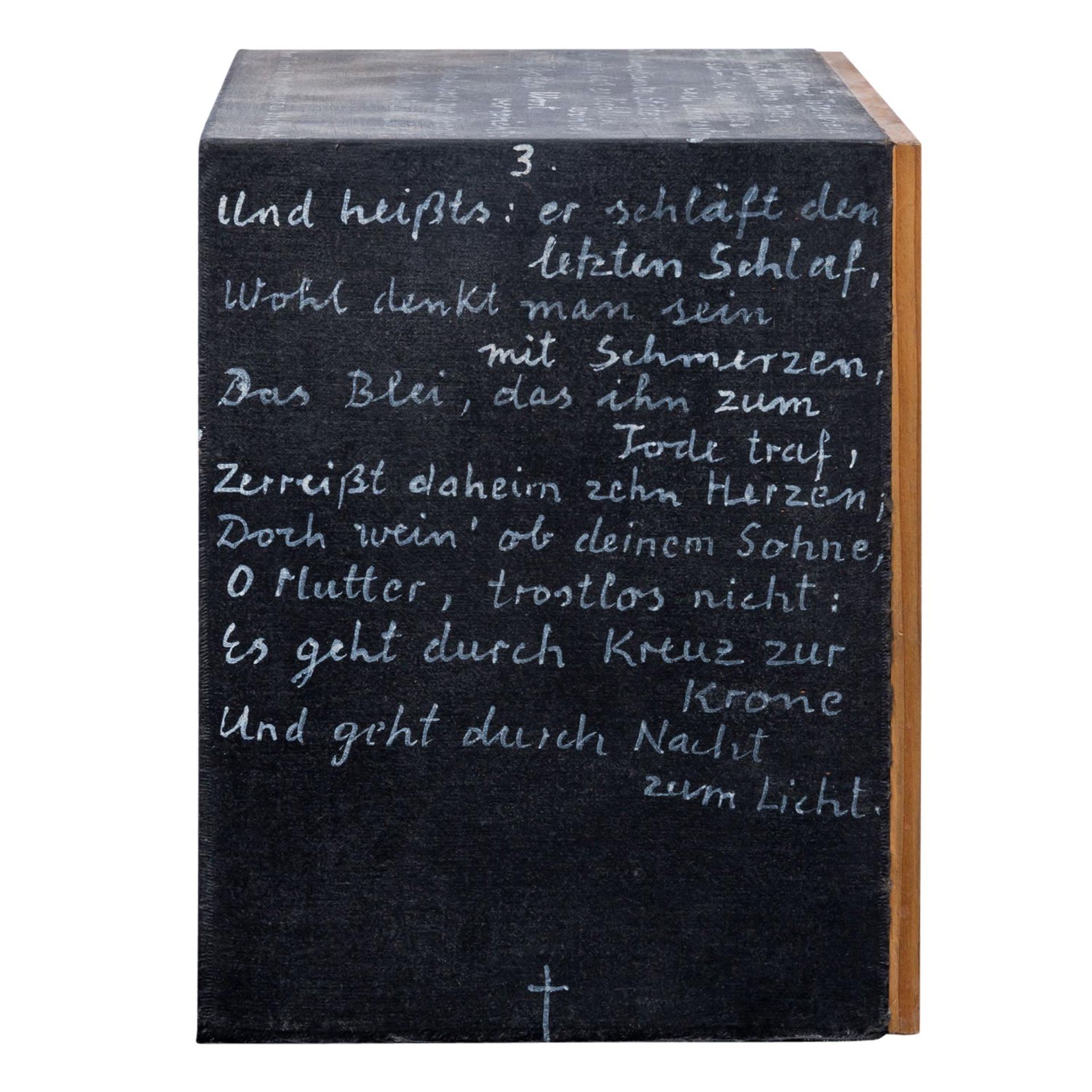 SCHOLKMANN, M., wohl MARTIN (M. Sch.: 1938-2013), "Kriegerdenkmal", 1980-81, - Image 3 of 7