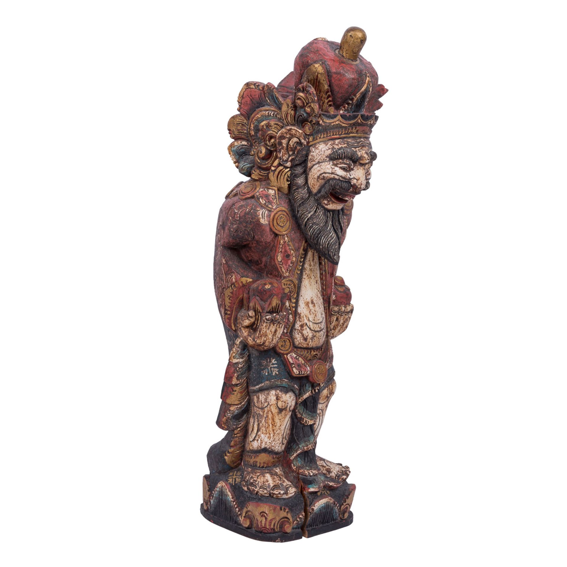 Skulptur einer mythologischen Figur. BALI/INDONESIEN, wohl um 1900. - Image 2 of 9