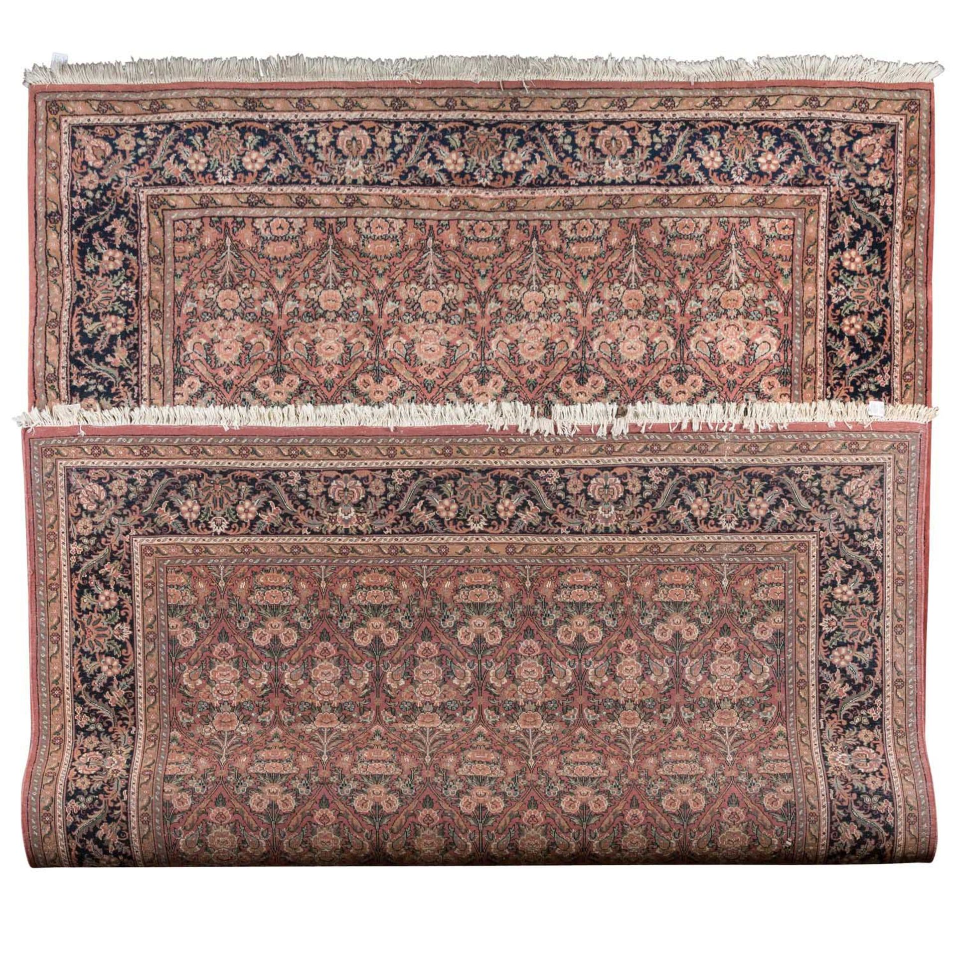 Orientteppich. 'ROSENBIDJAR'/INDIEN, 20. Jh., 245x350 cm. - Image 2 of 3