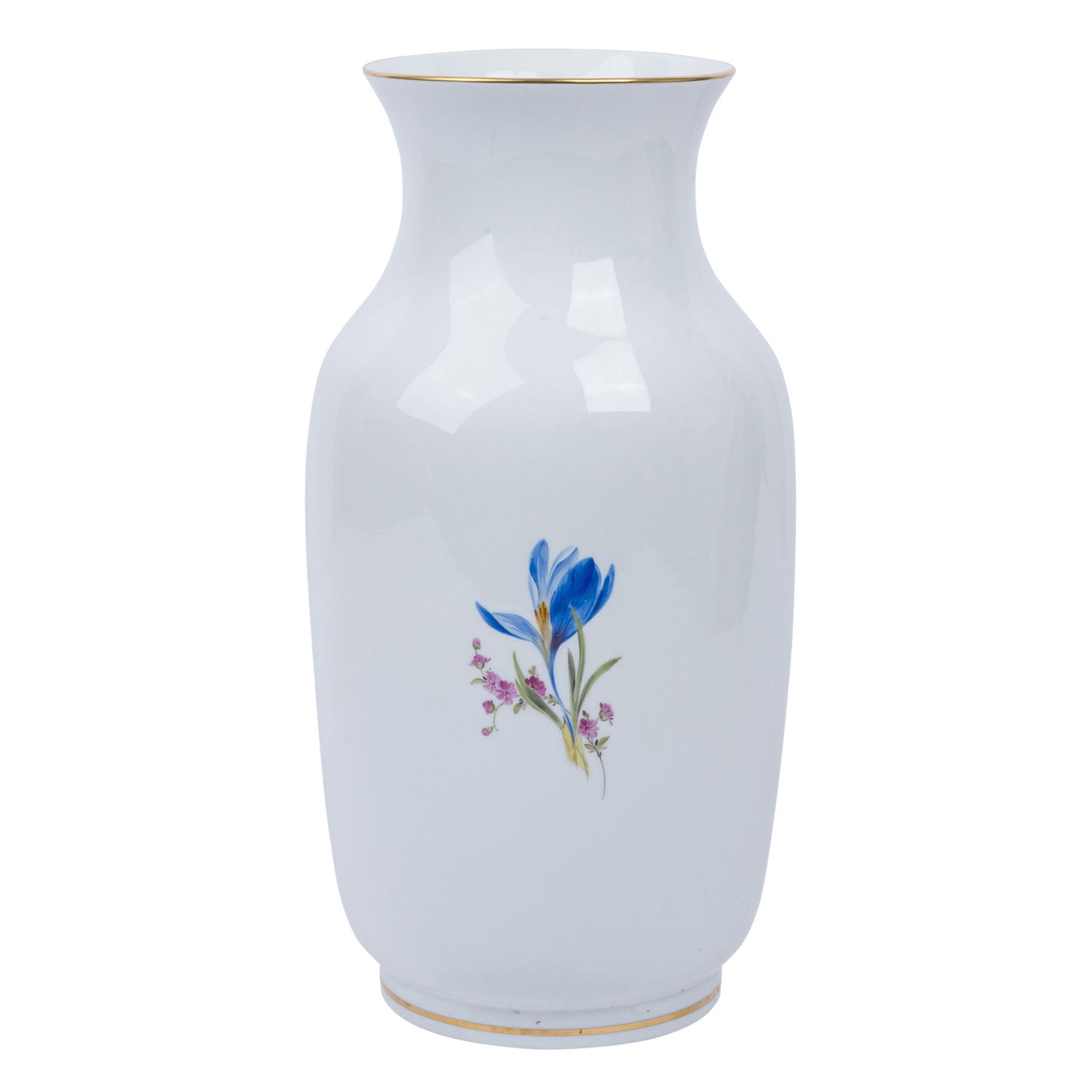 MEISSEN große Vase, 1. Wahl, 20. Jh. - Image 3 of 7