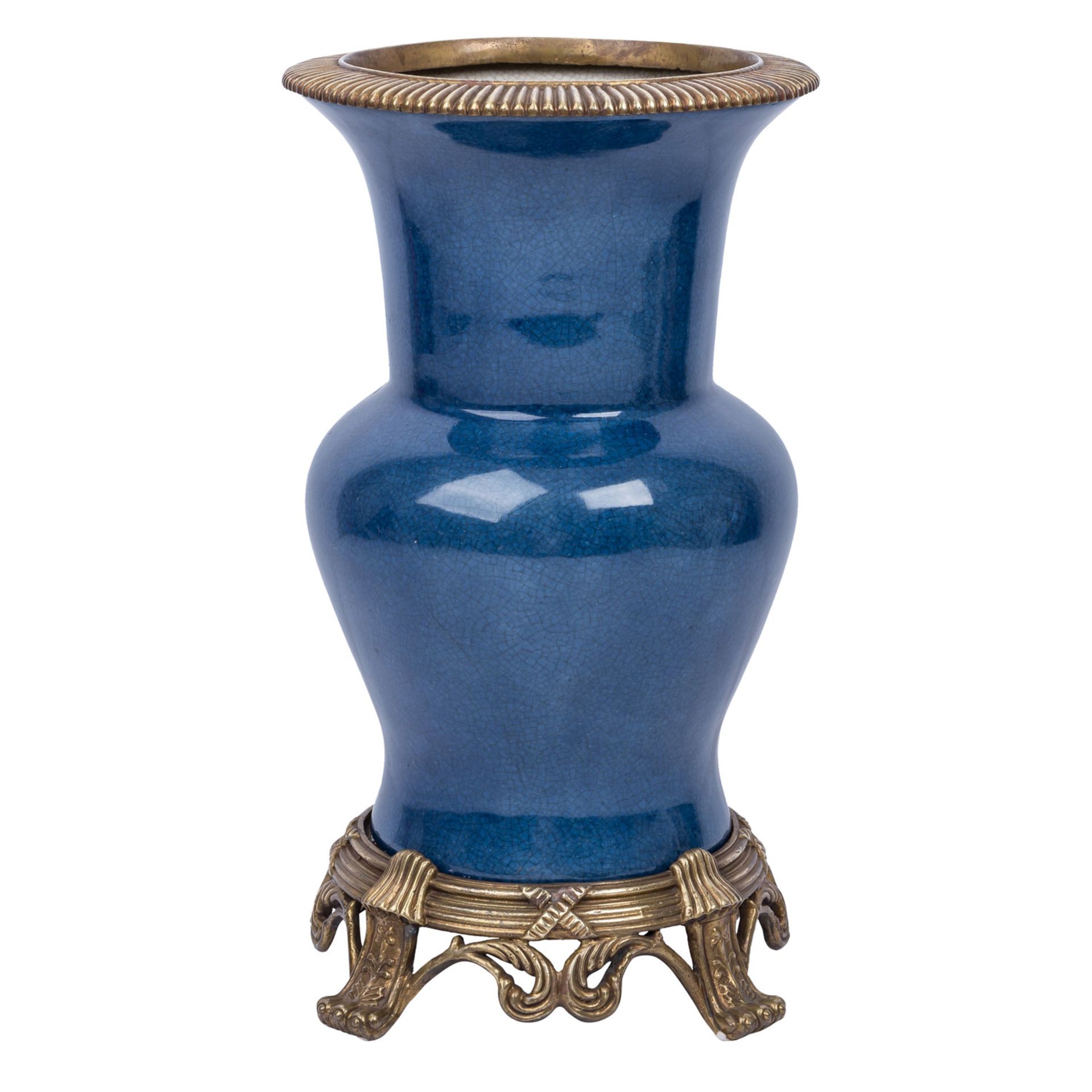 Vase aus Keramik. CHINA, 20. Jh.