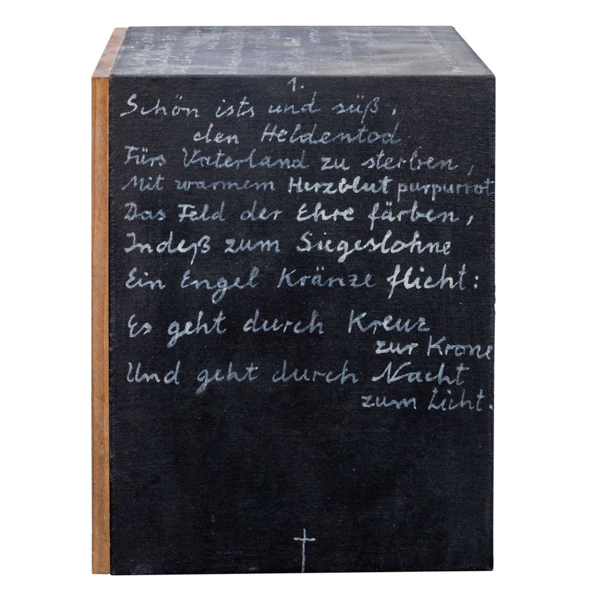 SCHOLKMANN, M., wohl MARTIN (M. Sch.: 1938-2013), "Kriegerdenkmal", 1980-81, - Image 5 of 7
