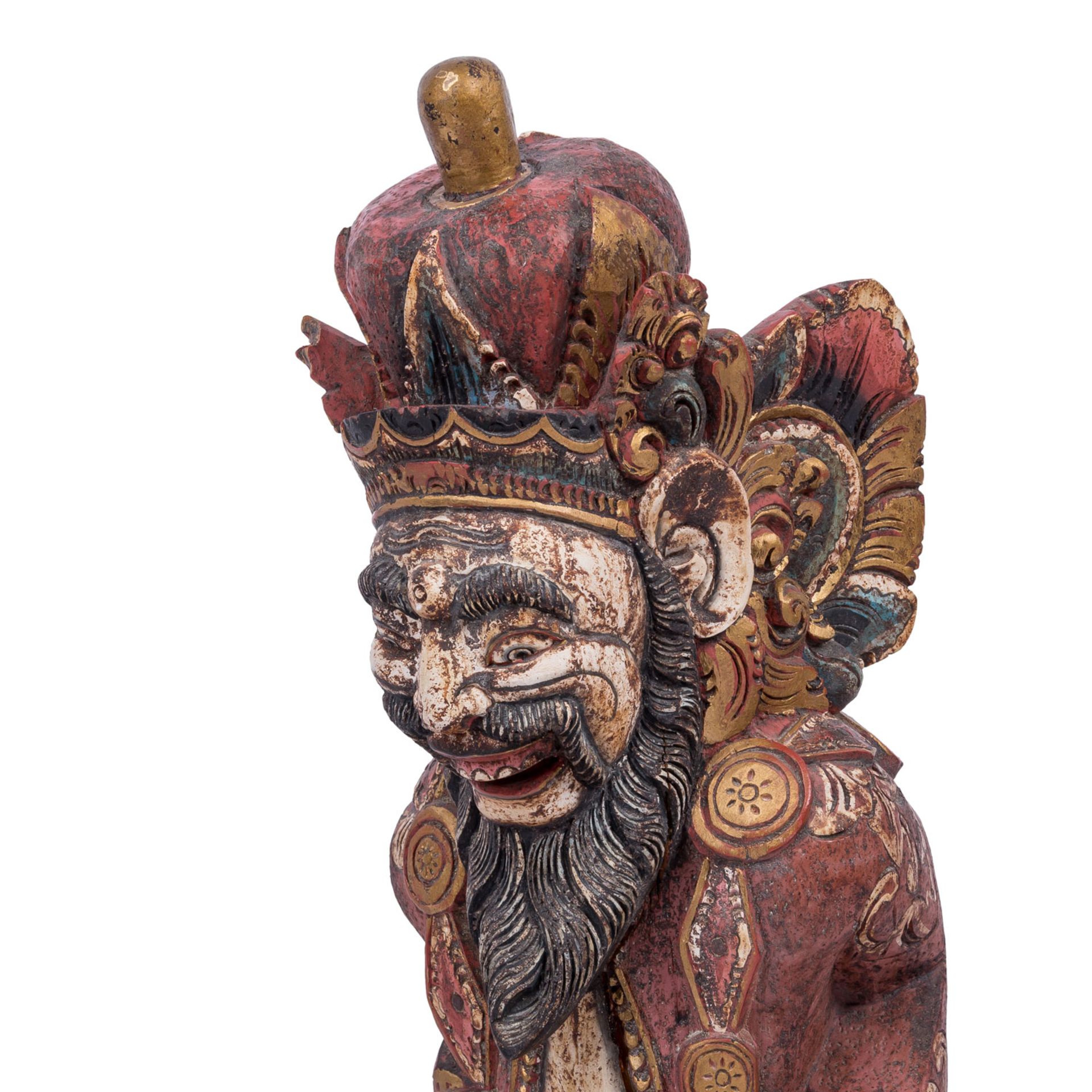 Skulptur einer mythologischen Figur. BALI/INDONESIEN, wohl um 1900. - Image 6 of 9