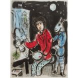 CHAGALL, MARC (1887-1985), "Selbst an Staffelei"