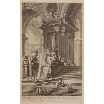 PIRANESI, GIOVANNI BATTISTA (1720 - 1778), "Gruppo di Colonne, che regge due archi d'un grande Corti