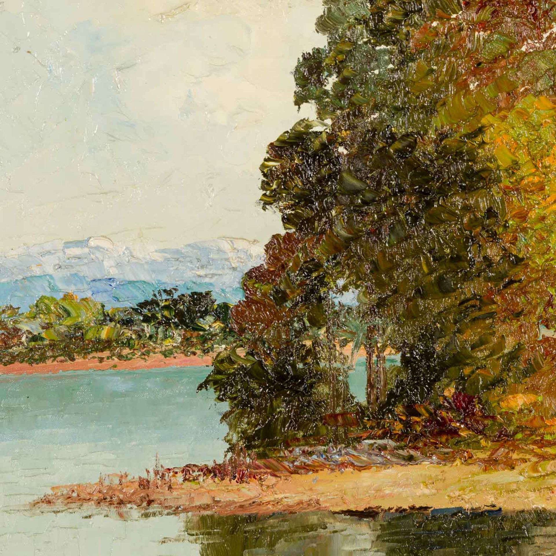 GRABONÉ, ARNOLD (1896 - 1981), "Bucht bei Skt. Heinrich am See",  - Bild 4 aus 6