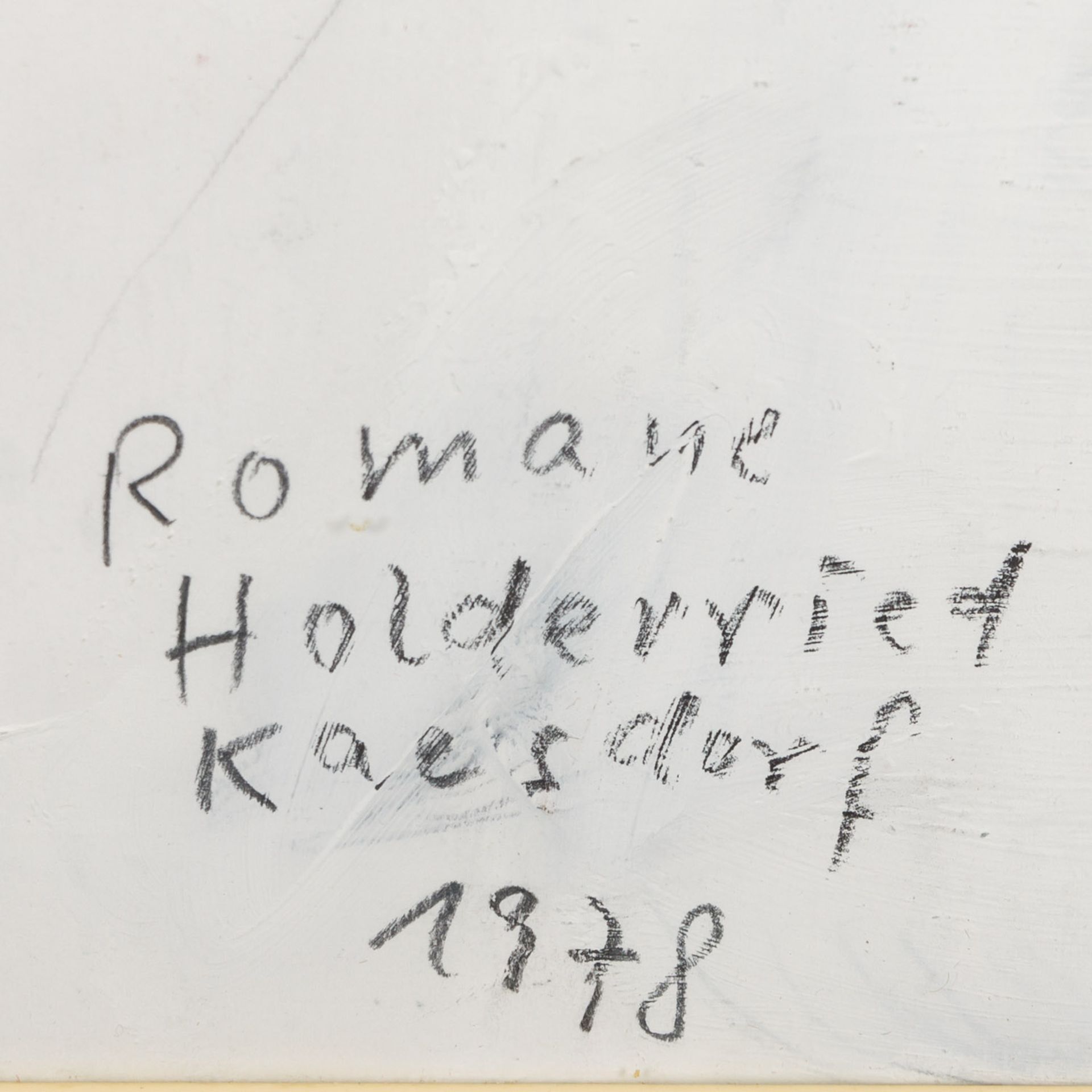 HOLDERRIED-KAESDORF, ROMANE (1922-2007), "o. T.", Figürliche Komposition  mit zwei Frauen, - Bild 4 aus 6