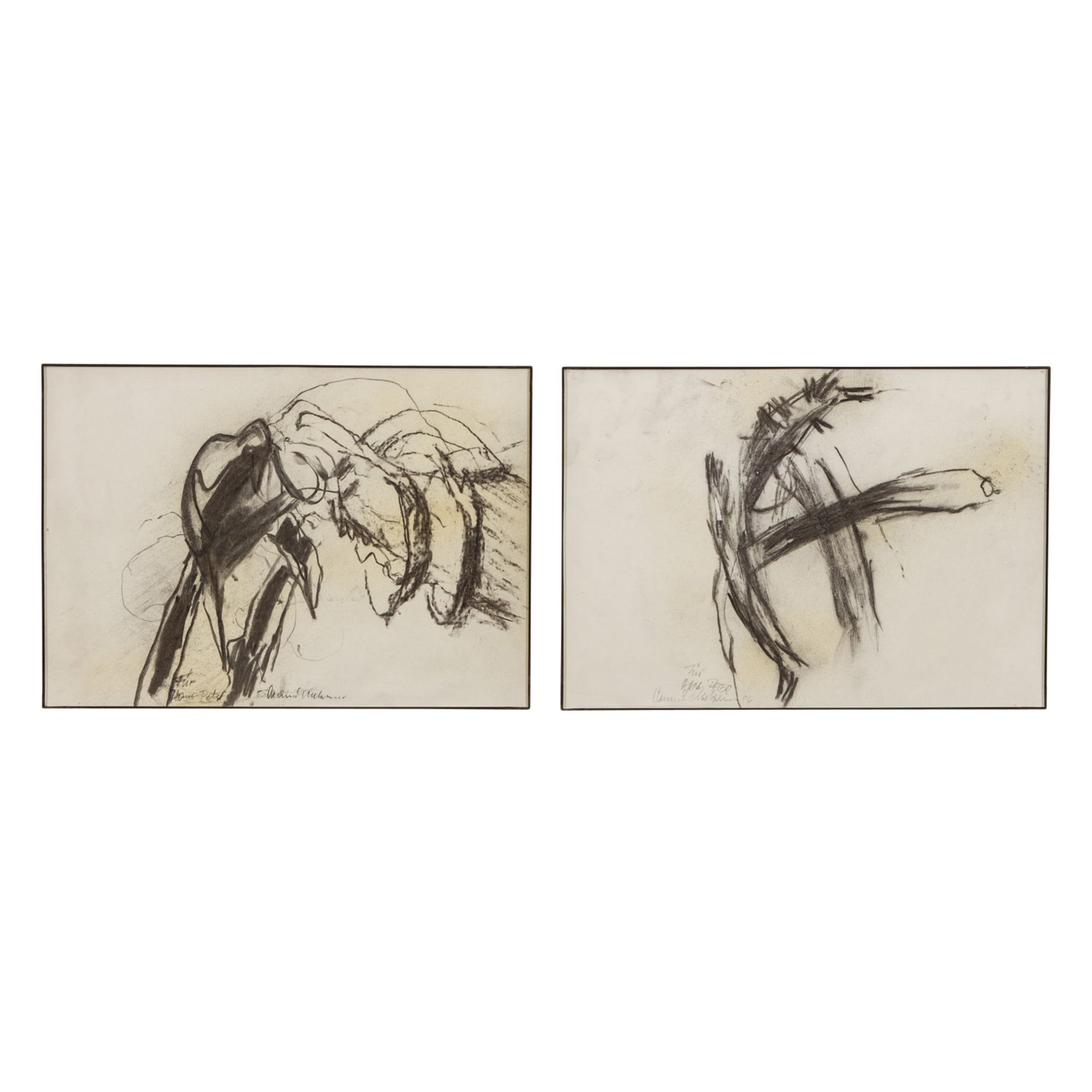 LEBERER, CAMILL (geb. 1953), 4 abstrakte Kompositionen, - Image 2 of 11