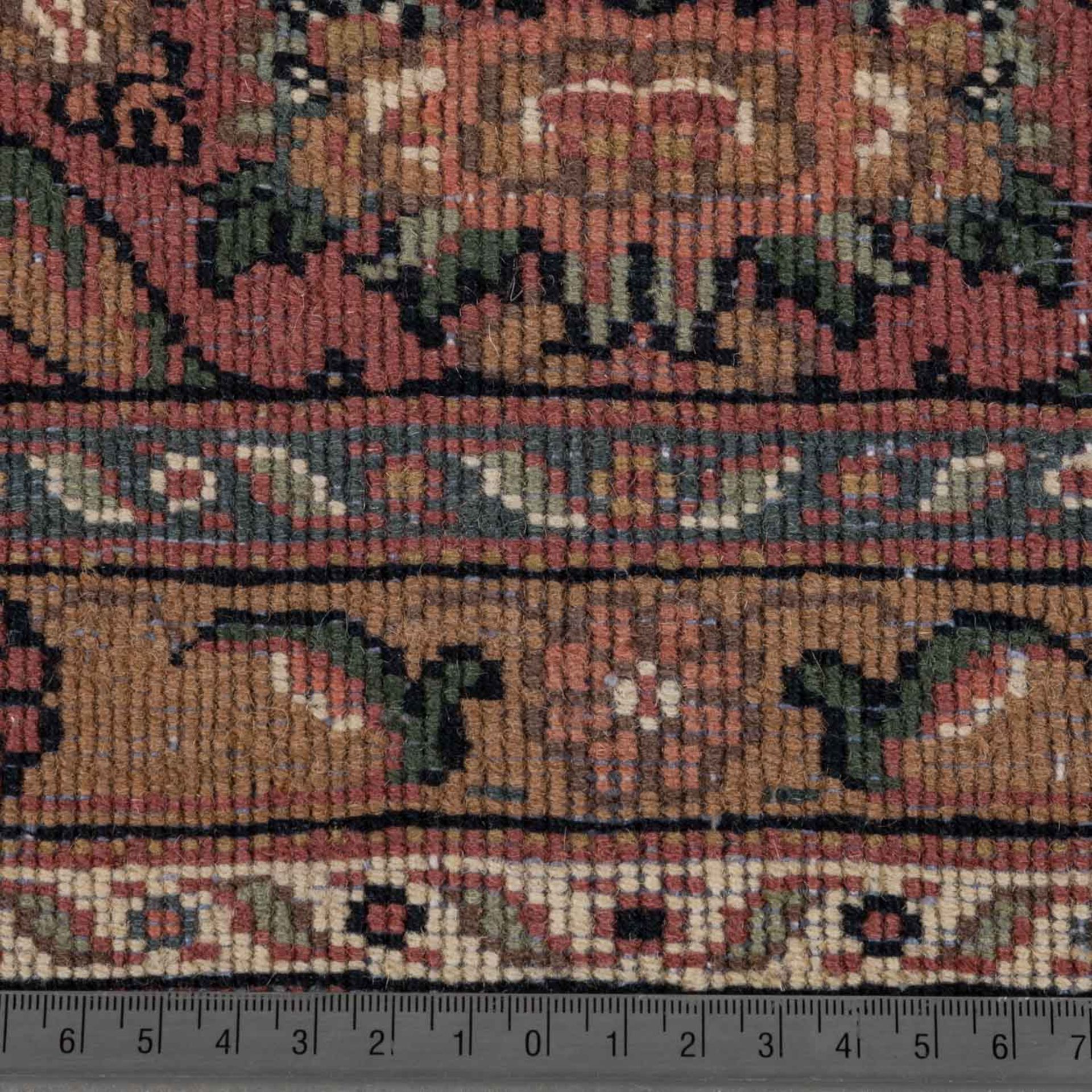 Orientteppich. 'ROSENBIDJAR'/INDIEN, 20. Jh., 245x350 cm. - Image 3 of 3