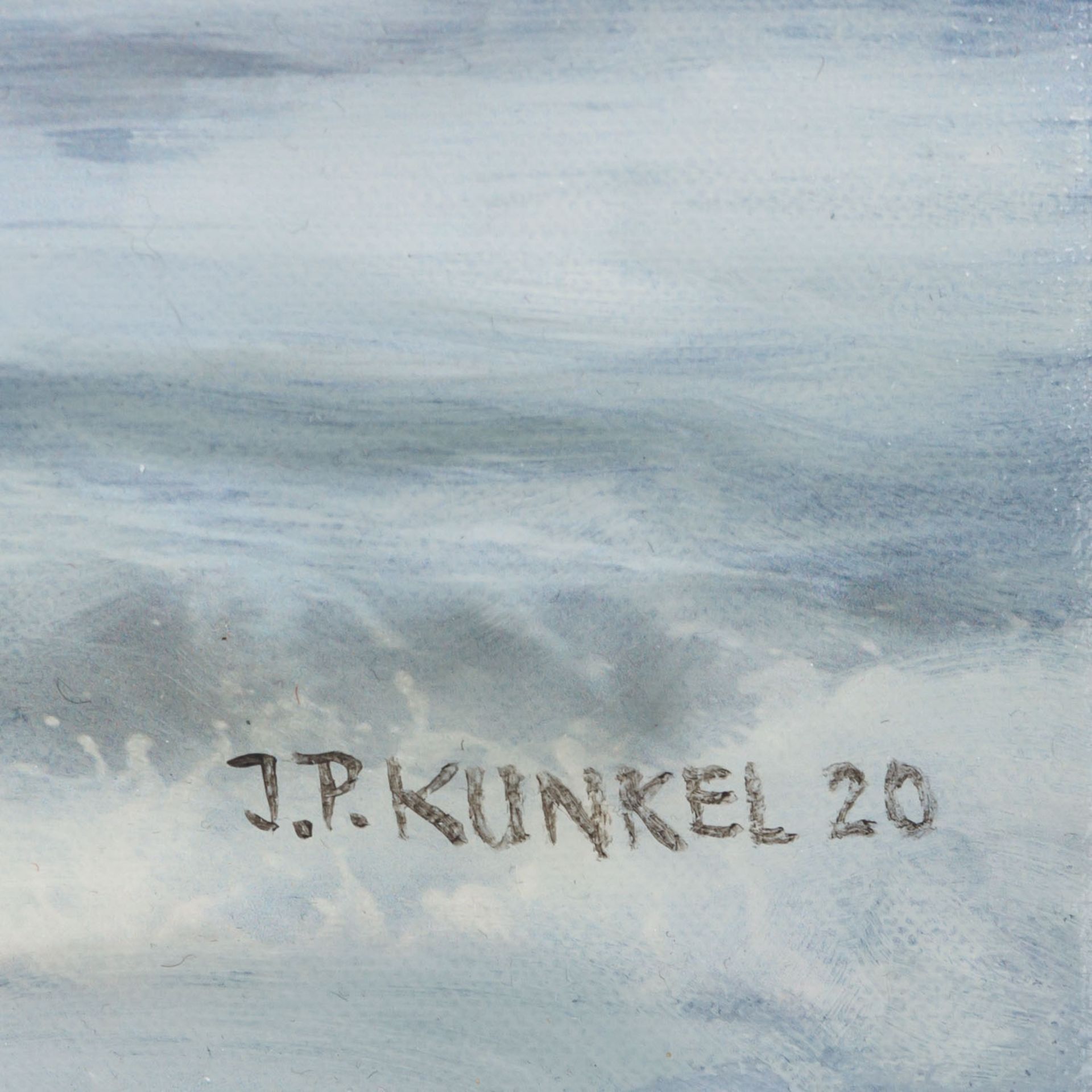 KUNKEL, JEAN-PIERRE (geb. 1950), "Winter auf Sylt", 2019, - Image 2 of 5