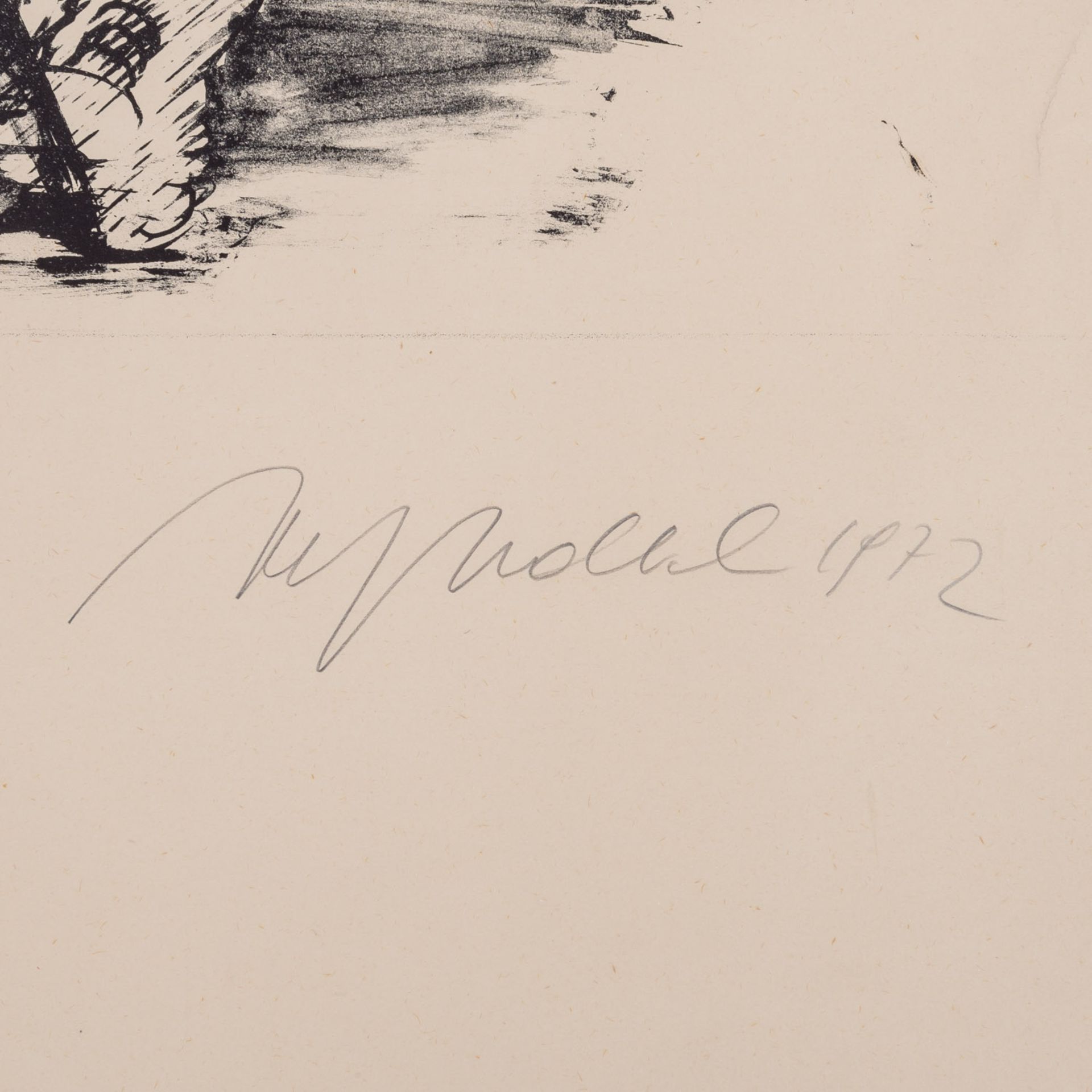 HRDLICKA, ALFRED (1928-2009), "Figürliche Komposition", 1972, - Bild 2 aus 6