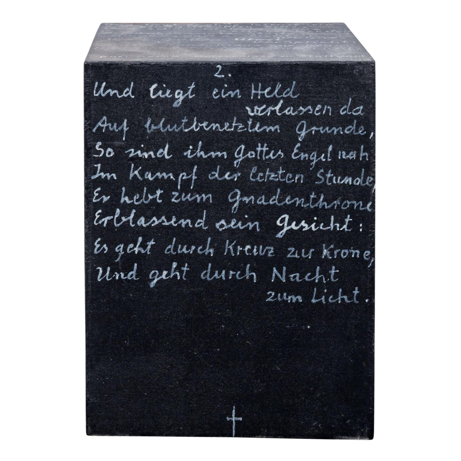 SCHOLKMANN, M., wohl MARTIN (M. Sch.: 1938-2013), "Kriegerdenkmal", 1980-81, - Image 4 of 7