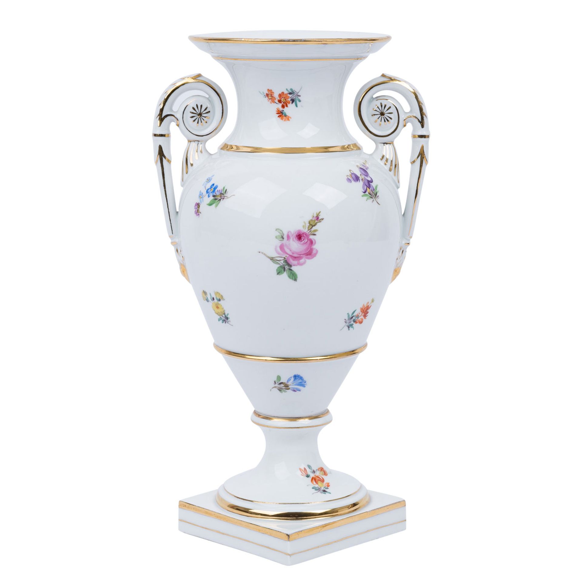 MEISSEN Amphorenvase, 1. Wahl, vor 1924. - Bild 3 aus 7