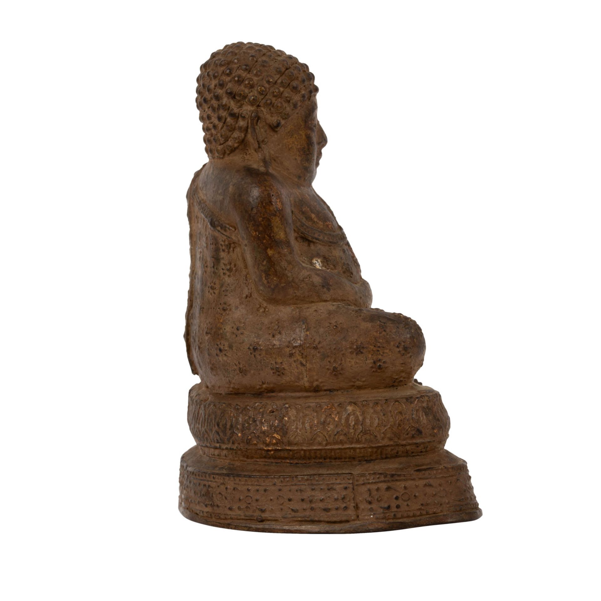 Sitzender Buddha. THAILAND. Ratanakosin, 19. Jh. - Bild 4 aus 7