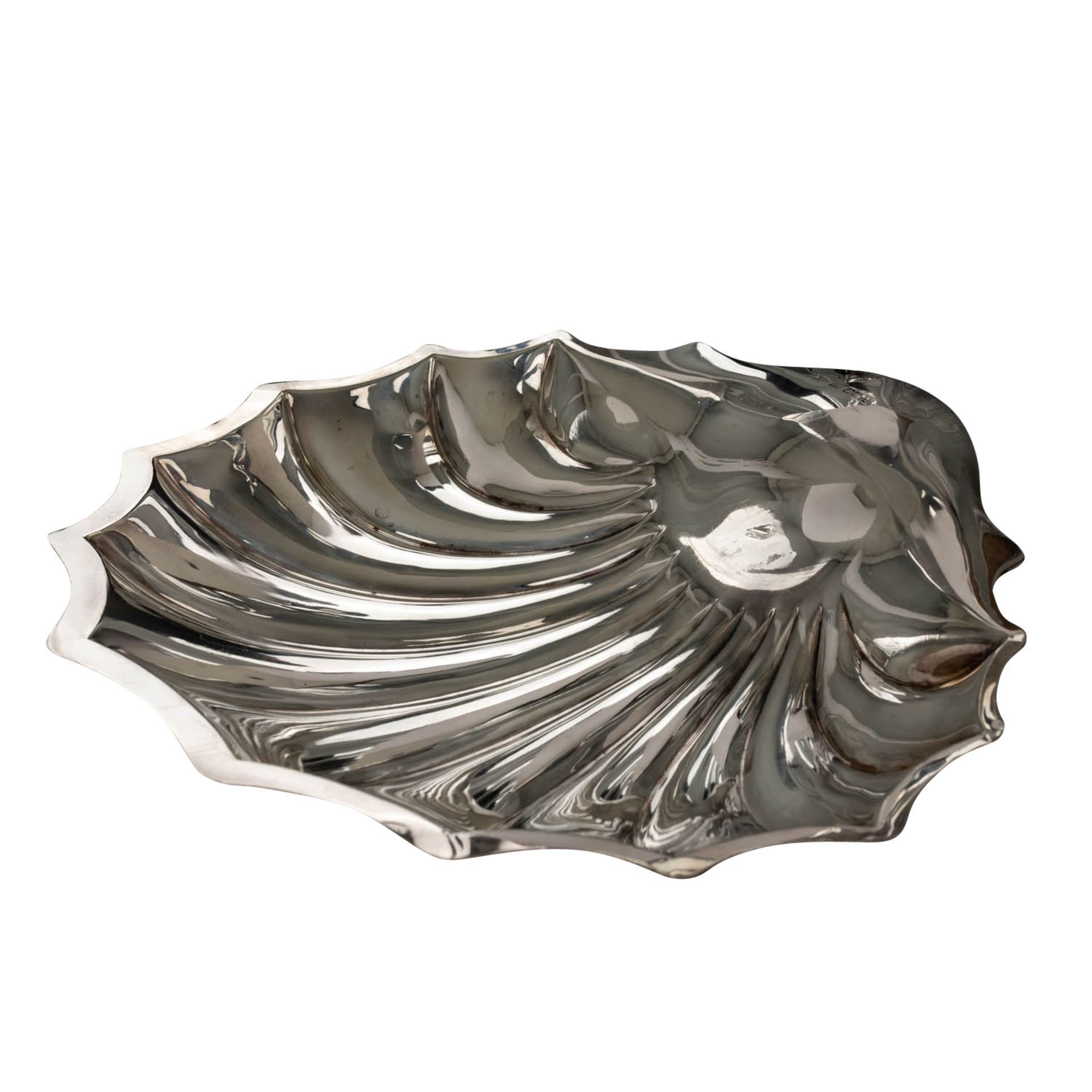 SHEFFIELD Muschelschale, 925 Silber, Jahresbuschstabe von 1908, - Bild 2 aus 7