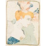 TOULOUSE-LAUTREC, HENRI DE (1864-1901), "Mademoiselle Marcelle Lender, en buste", 1895,