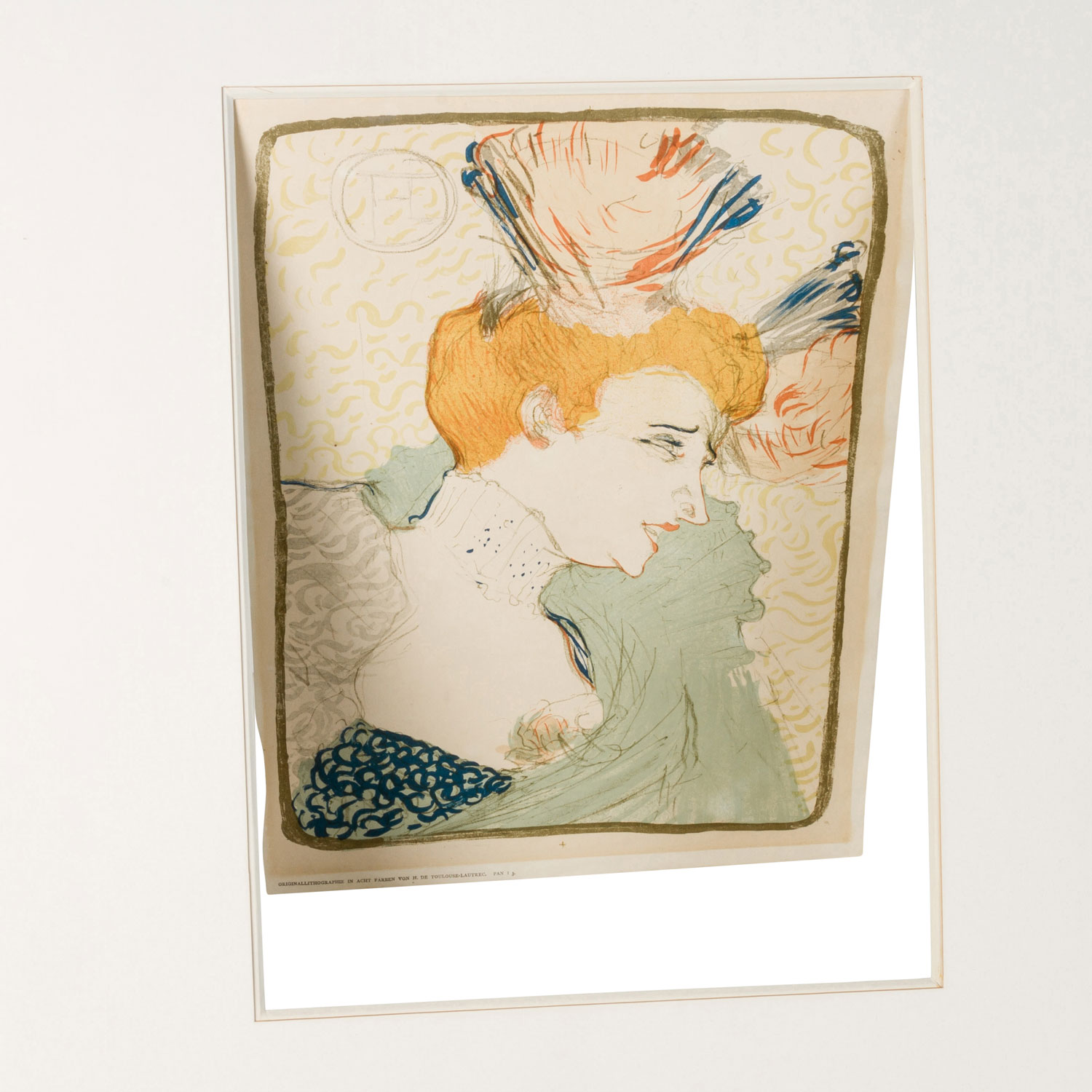 TOULOUSE-LAUTREC, HENRI DE (1864-1901), "Mademoiselle Marcelle Lender, en buste", 1895, - Image 10 of 10