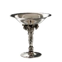 GEORG JENSEN Aufsatzschale klein 'Grape', 925 Silber, 20. Jh.,