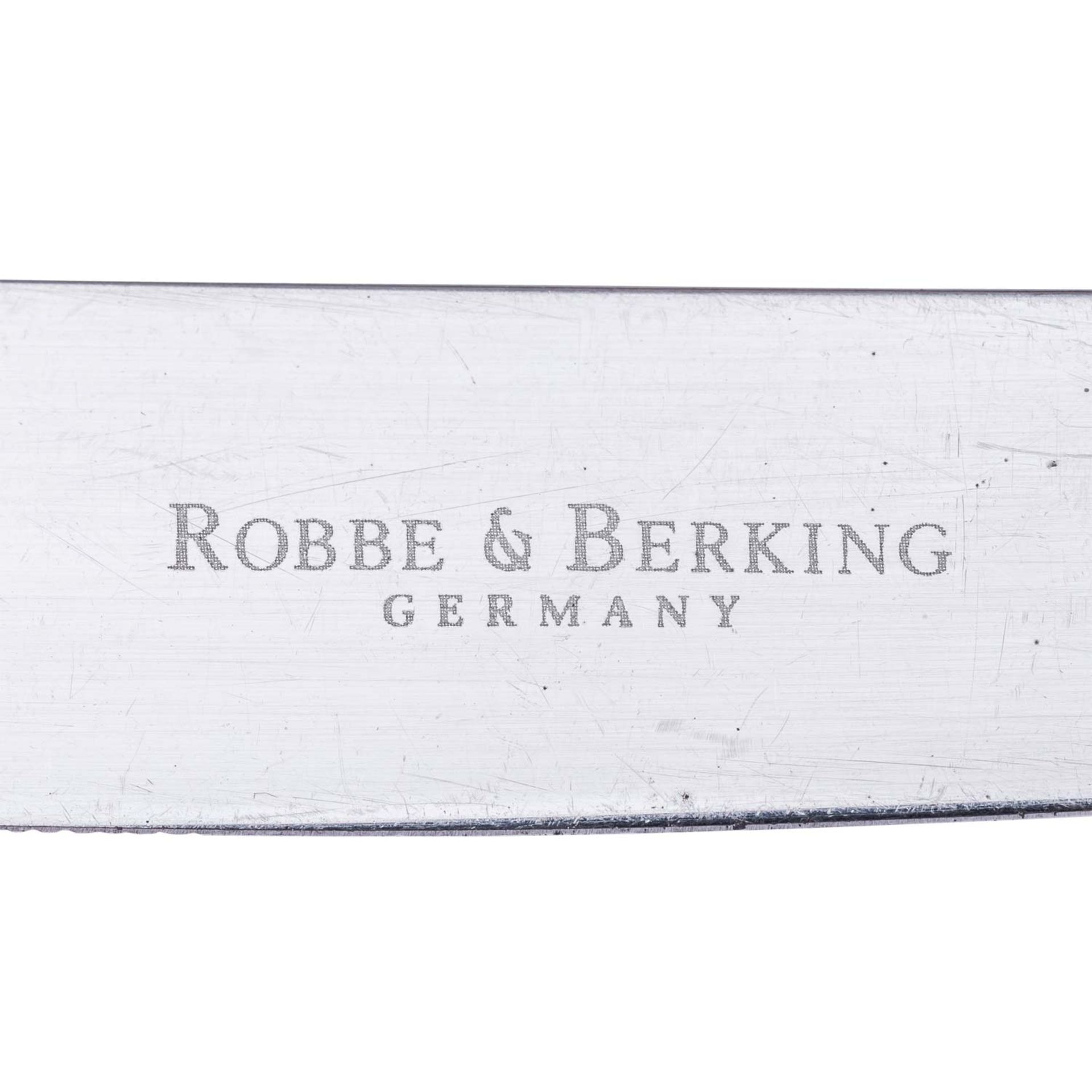 ROBBE & BERKING Besteck-Set 'Alt-Kopenhagen', 10tlg., 925 Silber, 20. Jh., - Bild 4 aus 5