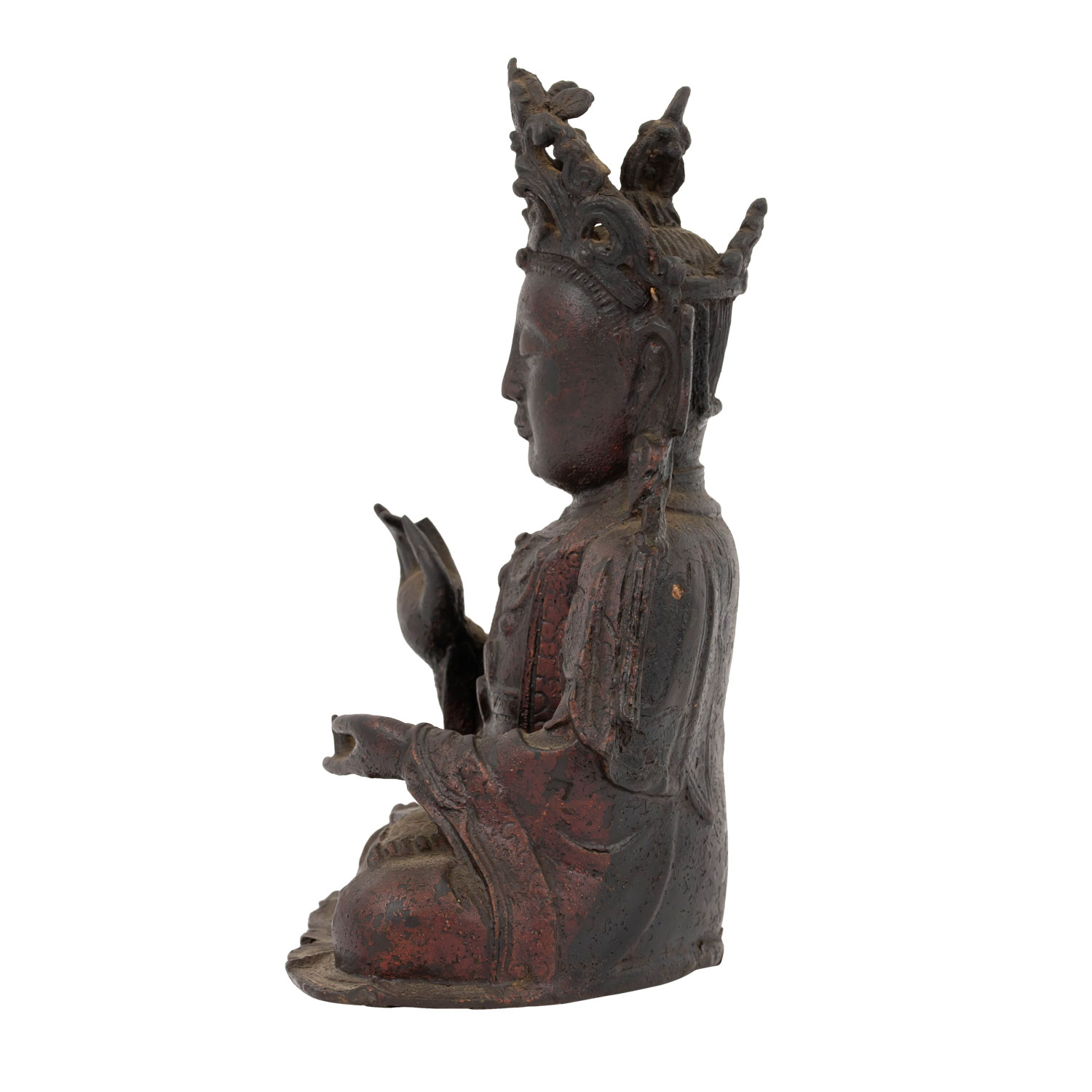 Bronze des Guanyin. CHINA. Qing-Dynastie (1644-1912). - Image 3 of 8