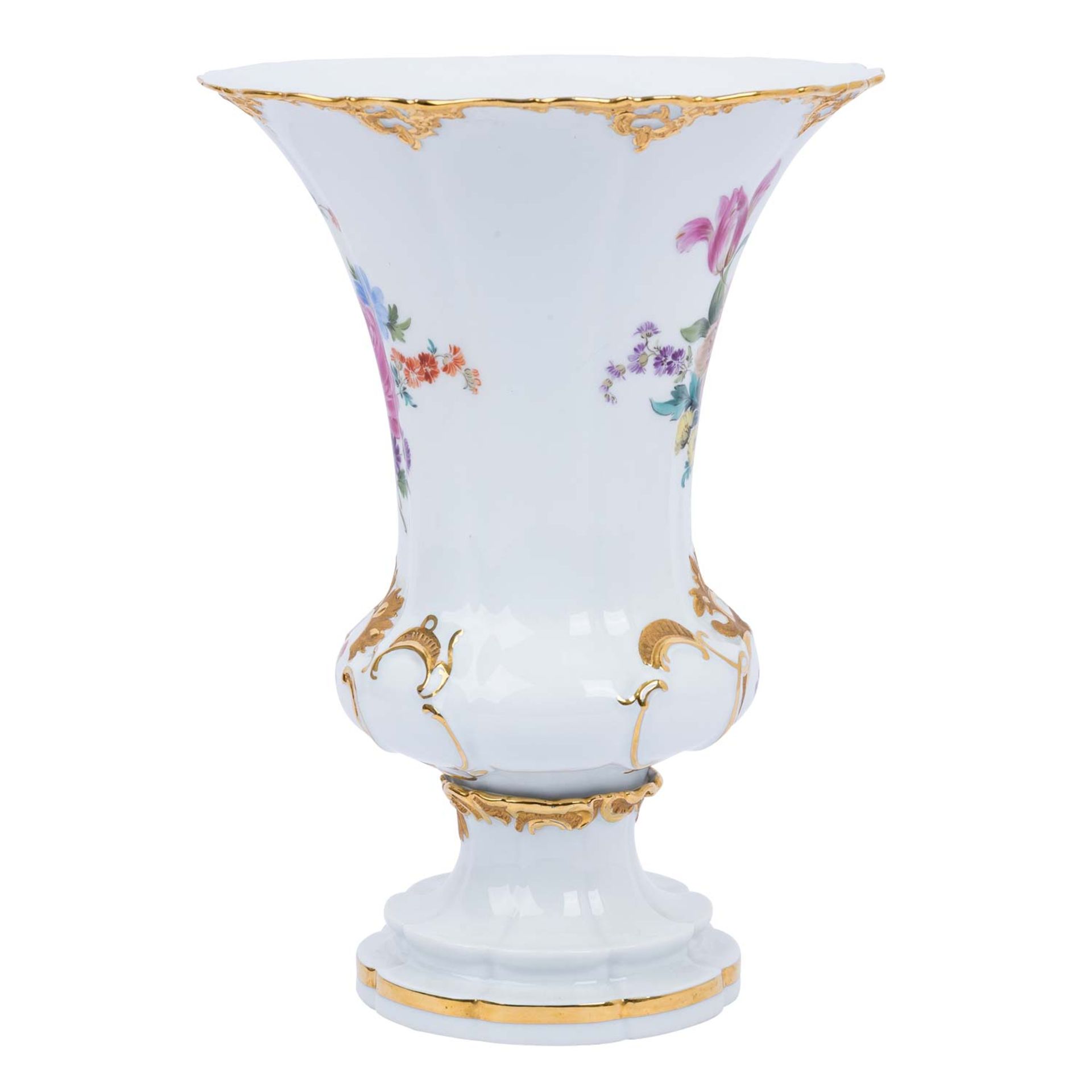 MEISSEN Prunkvase 'B-Form', 1. Wahl, 1924-1934. - Bild 2 aus 7