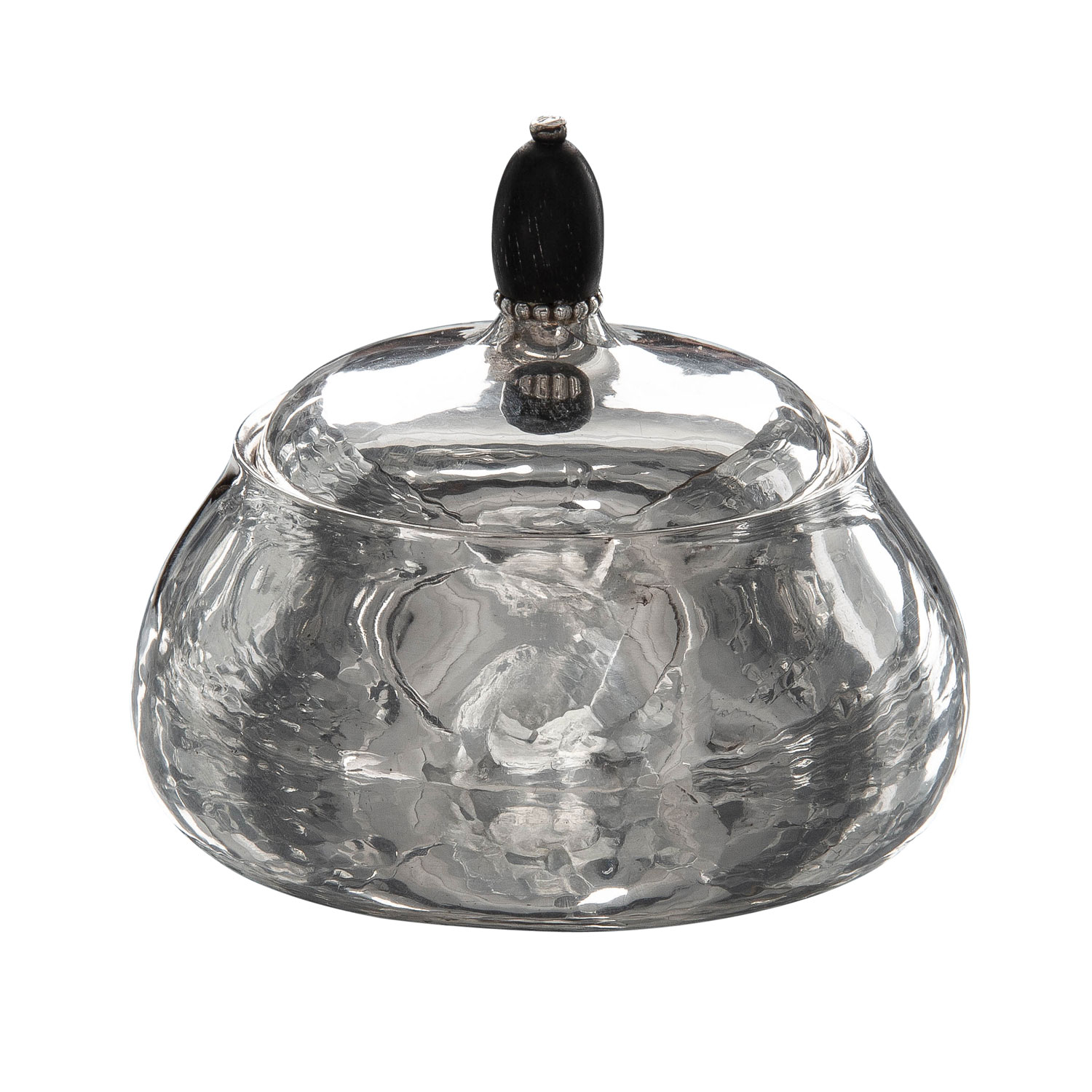 GEORG JENSEN gedeckelte Zuckerdose, 925 Silber, 20. Jh., - Image 2 of 5