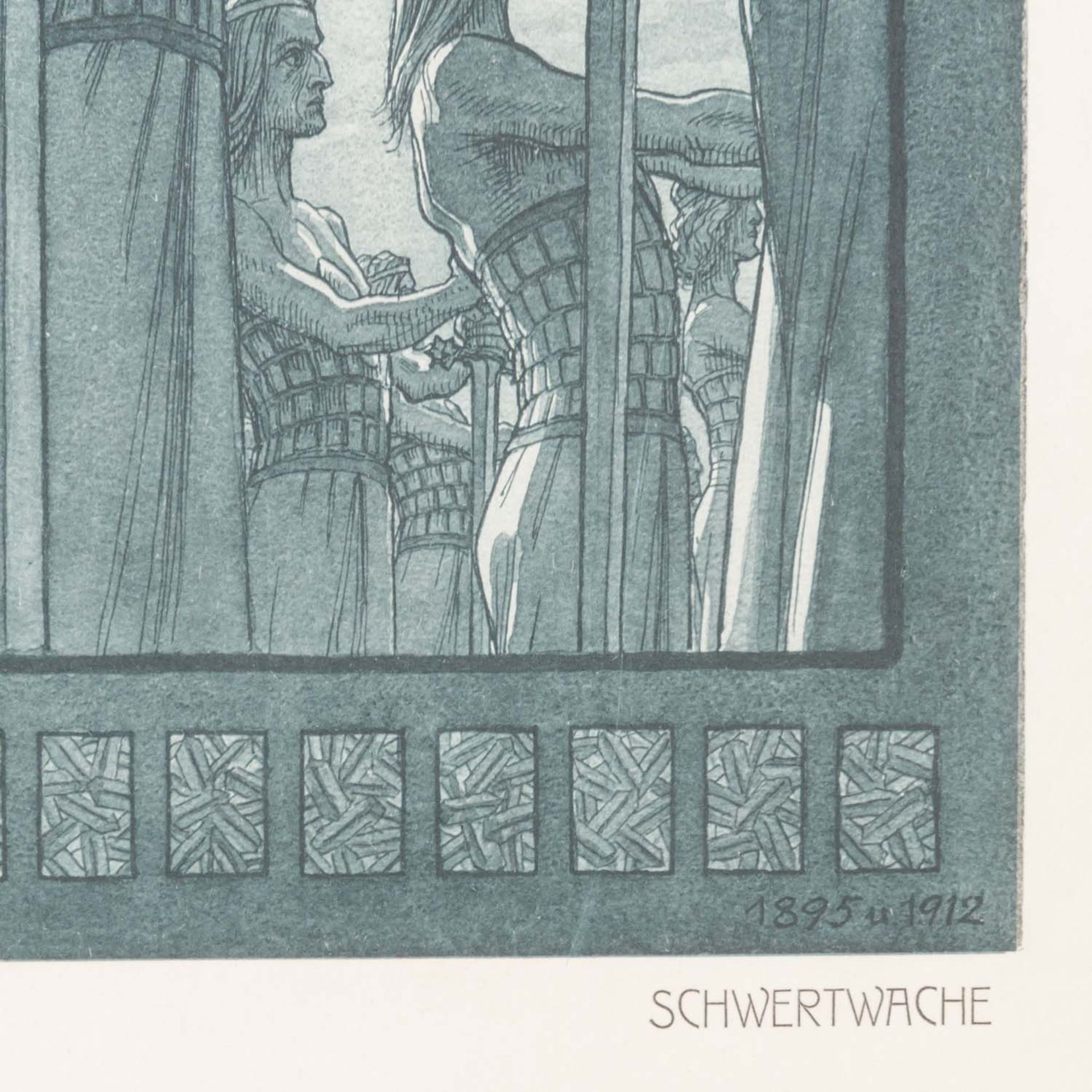 HÖPPENER, HUGO (1868-1947) "Schwertwache" - Image 5 of 7