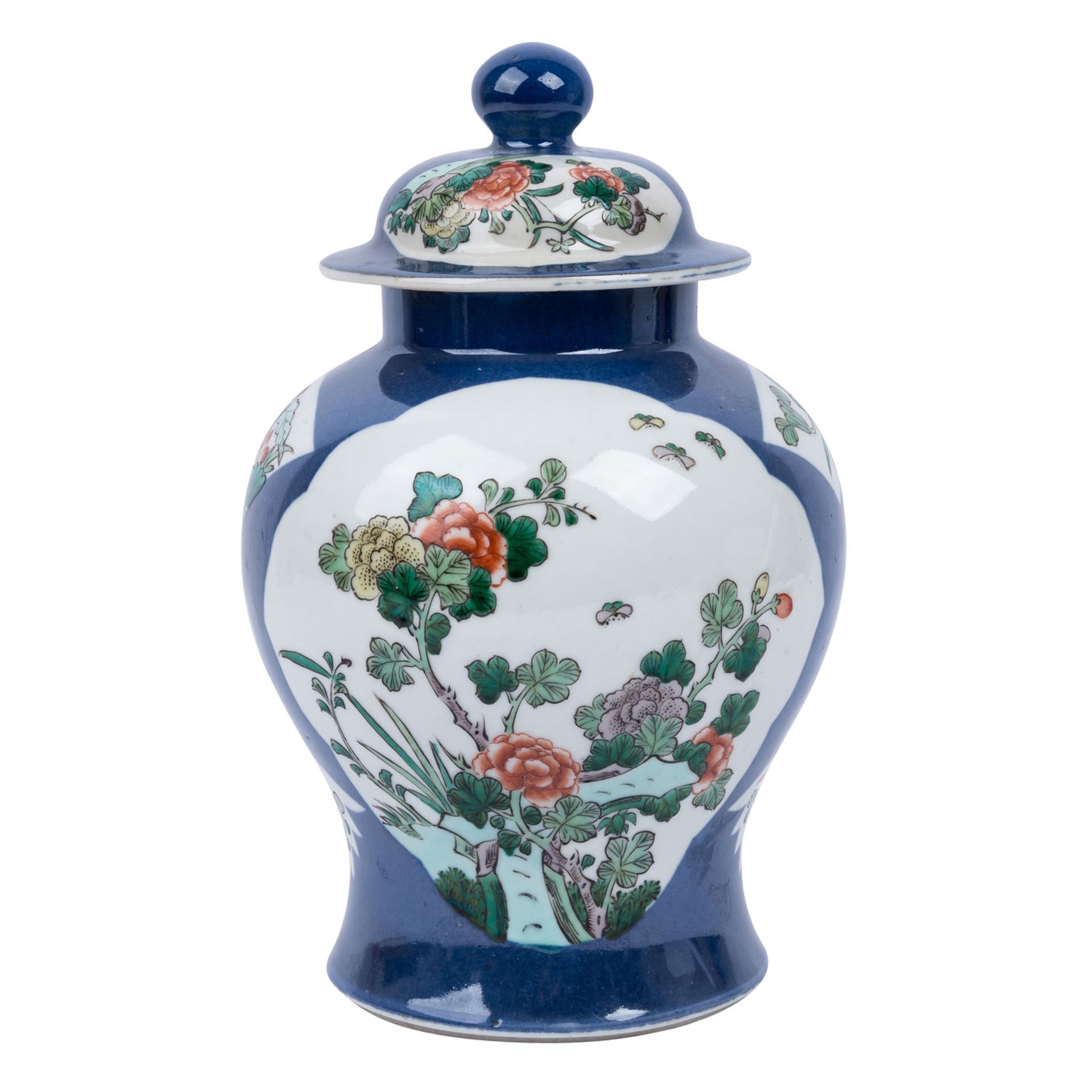 Deckelvase. CHINA, 20. Jh.,