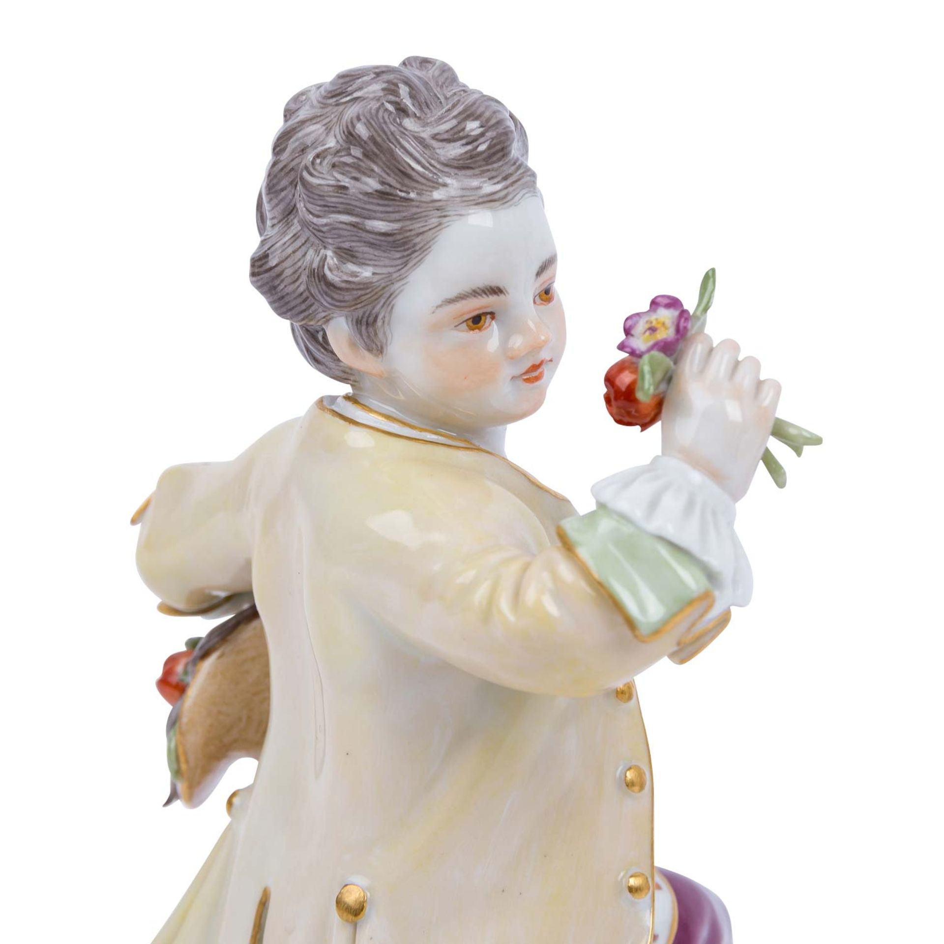 MEISSEN zwei Gärtnerkinder, 2. H. 20. Jh., 1. Wahl, - Image 6 of 8