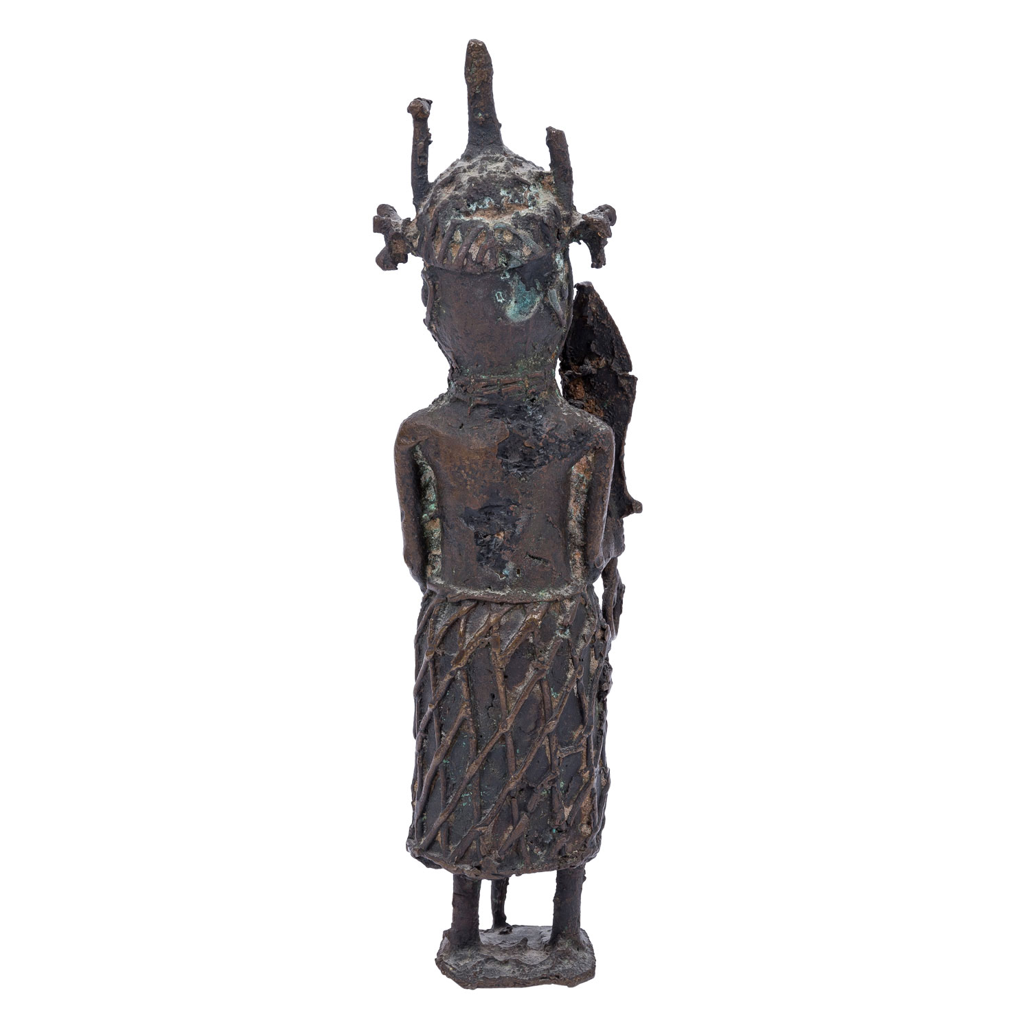 Benin Krieger aus Bronze. NIGERIA/AFRIKA, 19. Jh. oder früher. - Image 3 of 6