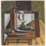 LAMERS, HANNES (Kleve 1897-1966 Kleve), "Stillleben mit Birnen", 1948,