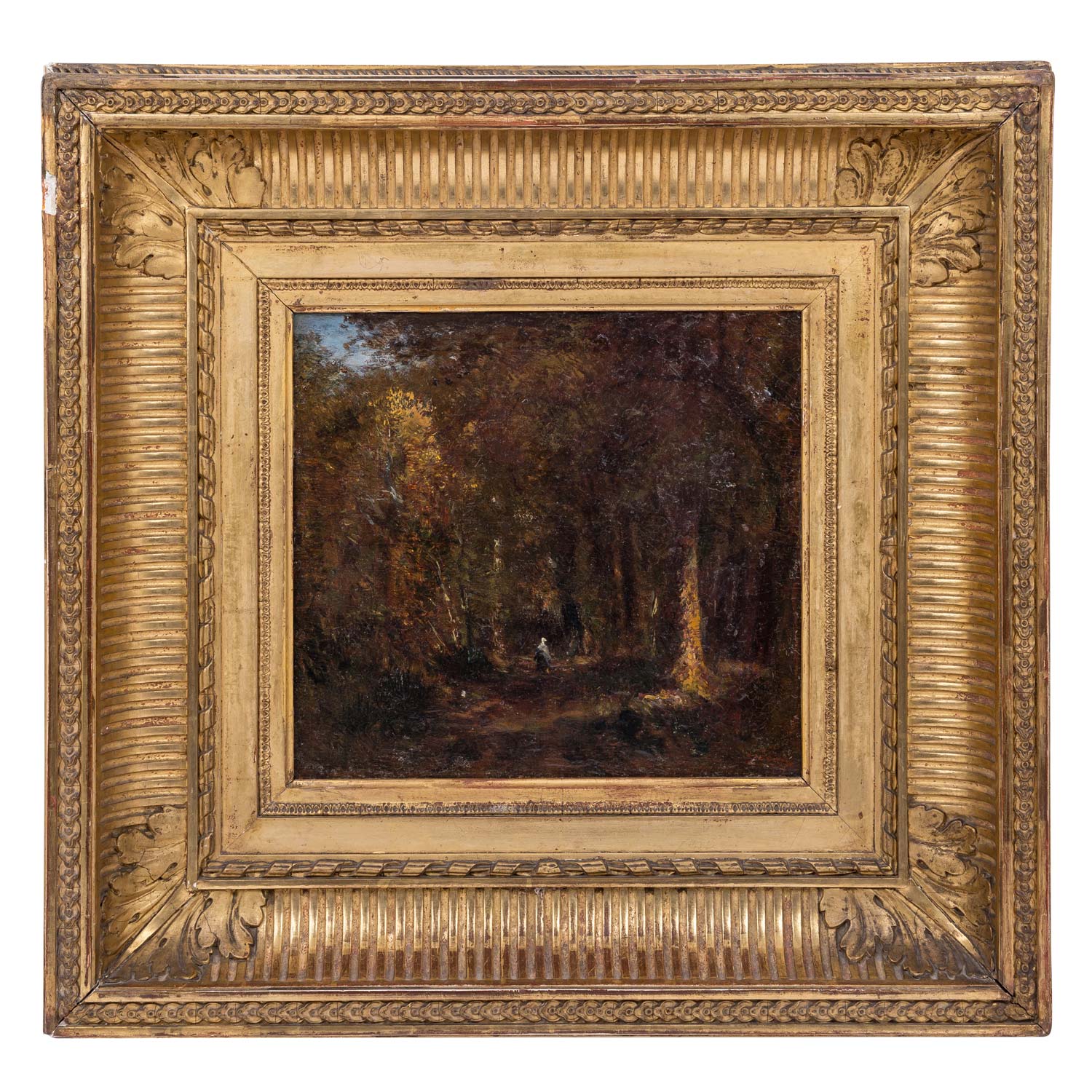 ZIEM, FÊLIX (1821-1911), "Forêt de Fontainebleau a Barbizon", - Image 2 of 5
