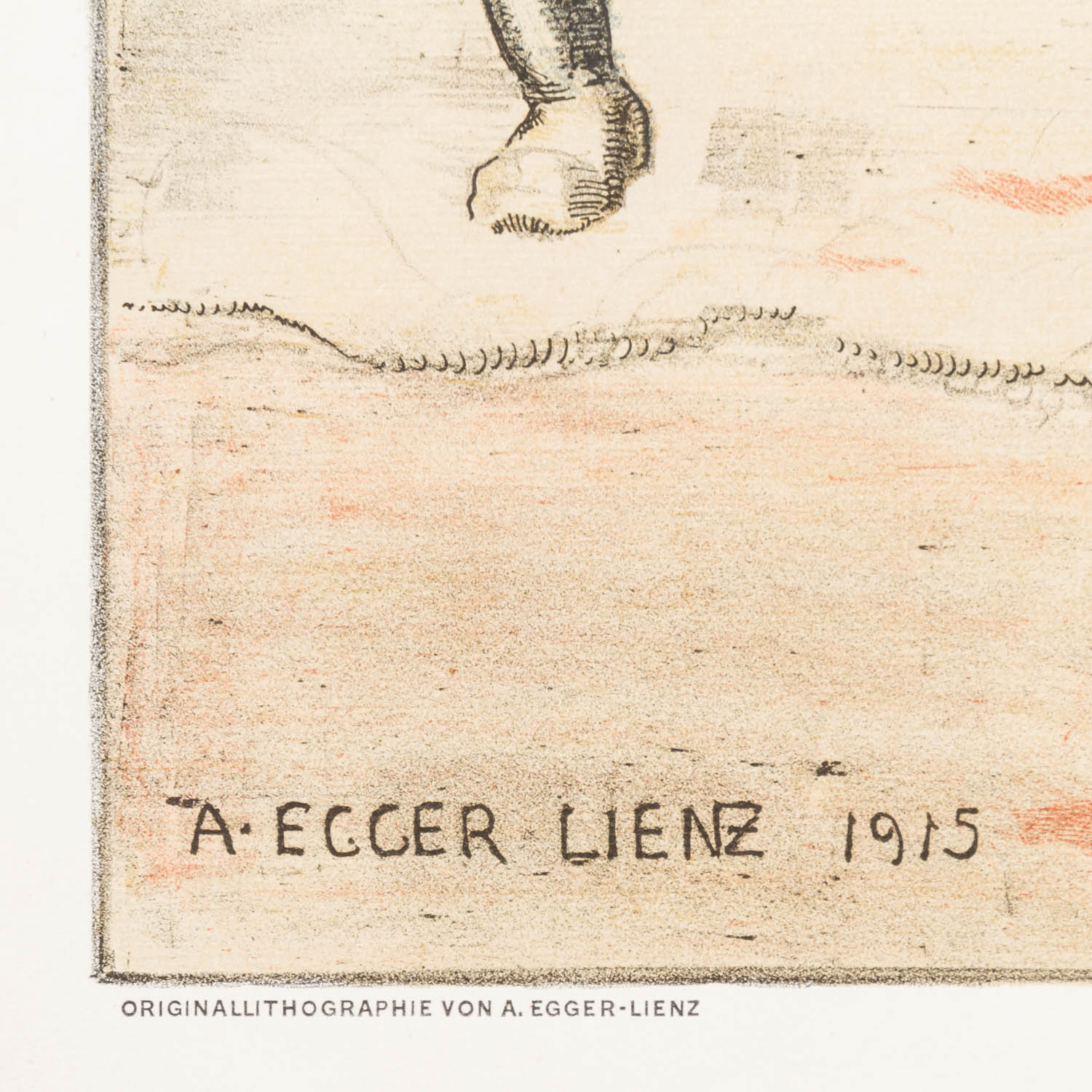 EGGER-LIENZ, ALBIN (1868-1926) "1915" - Image 2 of 7