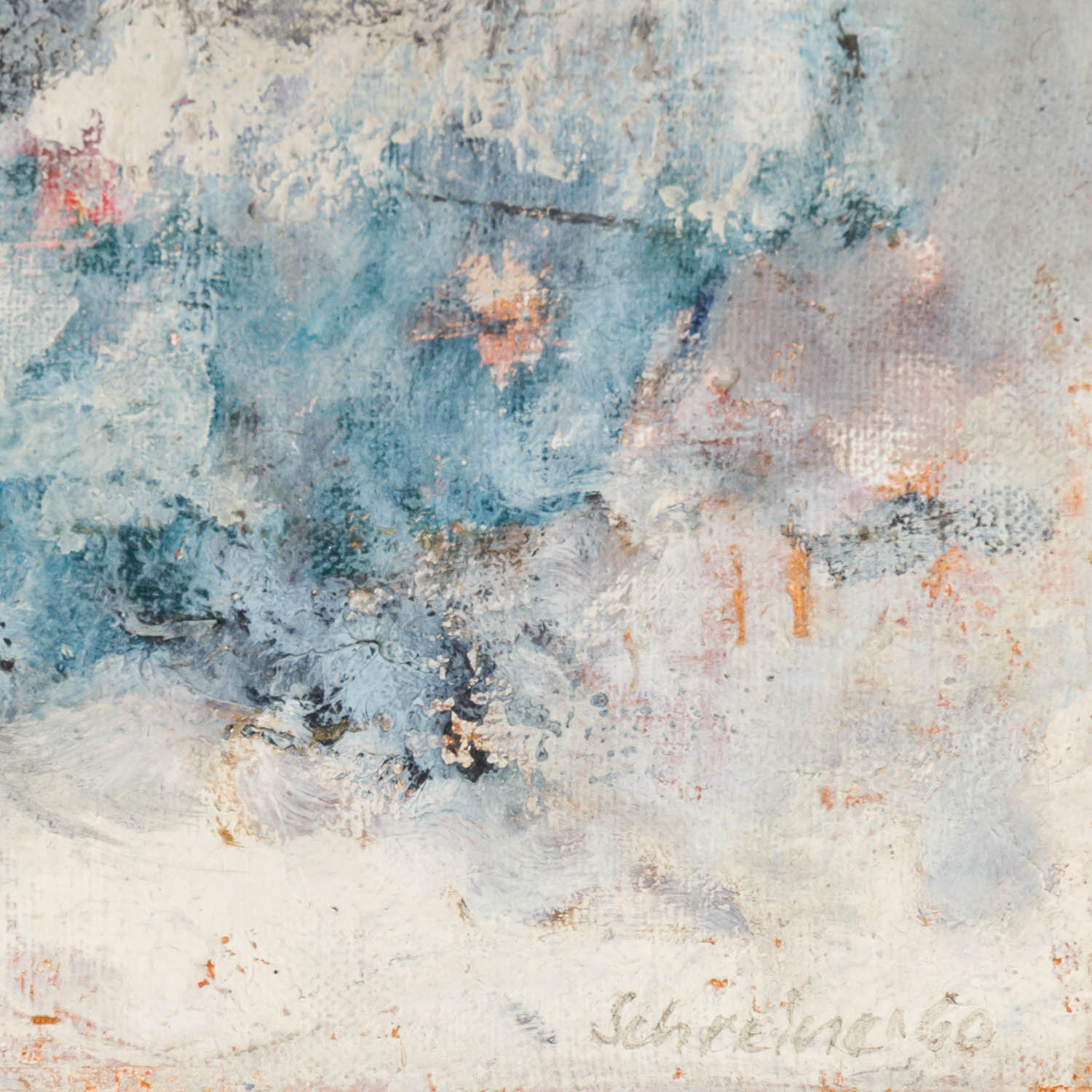 SCHREINER, HANS (geb. 1930), "Abstrahierte Landschaft", 1960, - Image 3 of 7