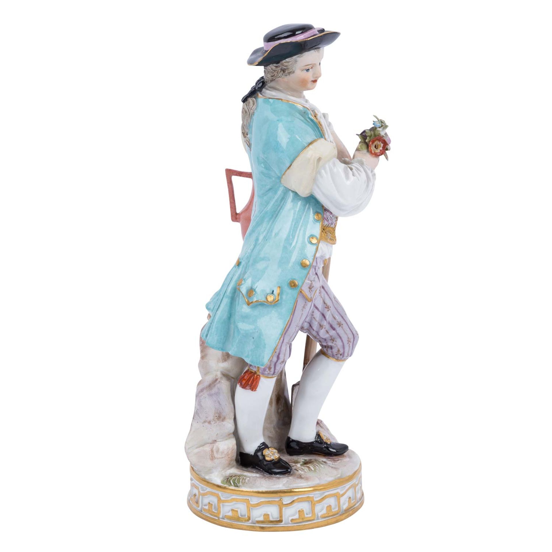 MEISSEN Gärtnerfigur, 1. Wahl, 2. Hälfte 19. Jh. - Image 2 of 7