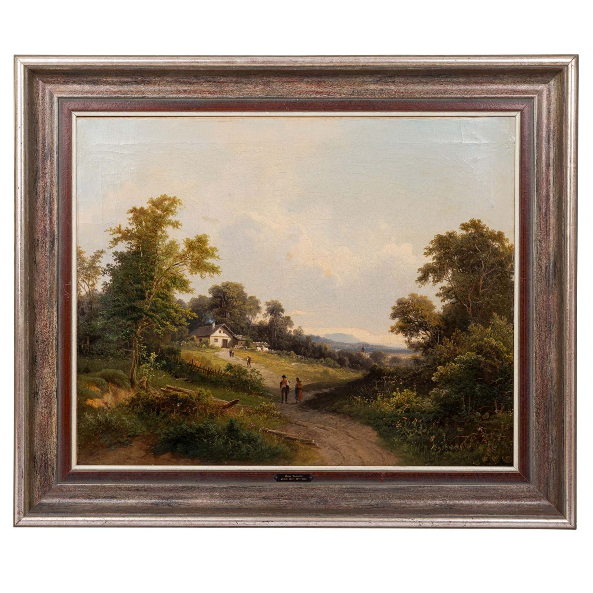BARBARINI, Franz, ATTRIBUIERT (1804-1873), "Landschaft in Österreich, wohl Tirol", - Bild 2 aus 6