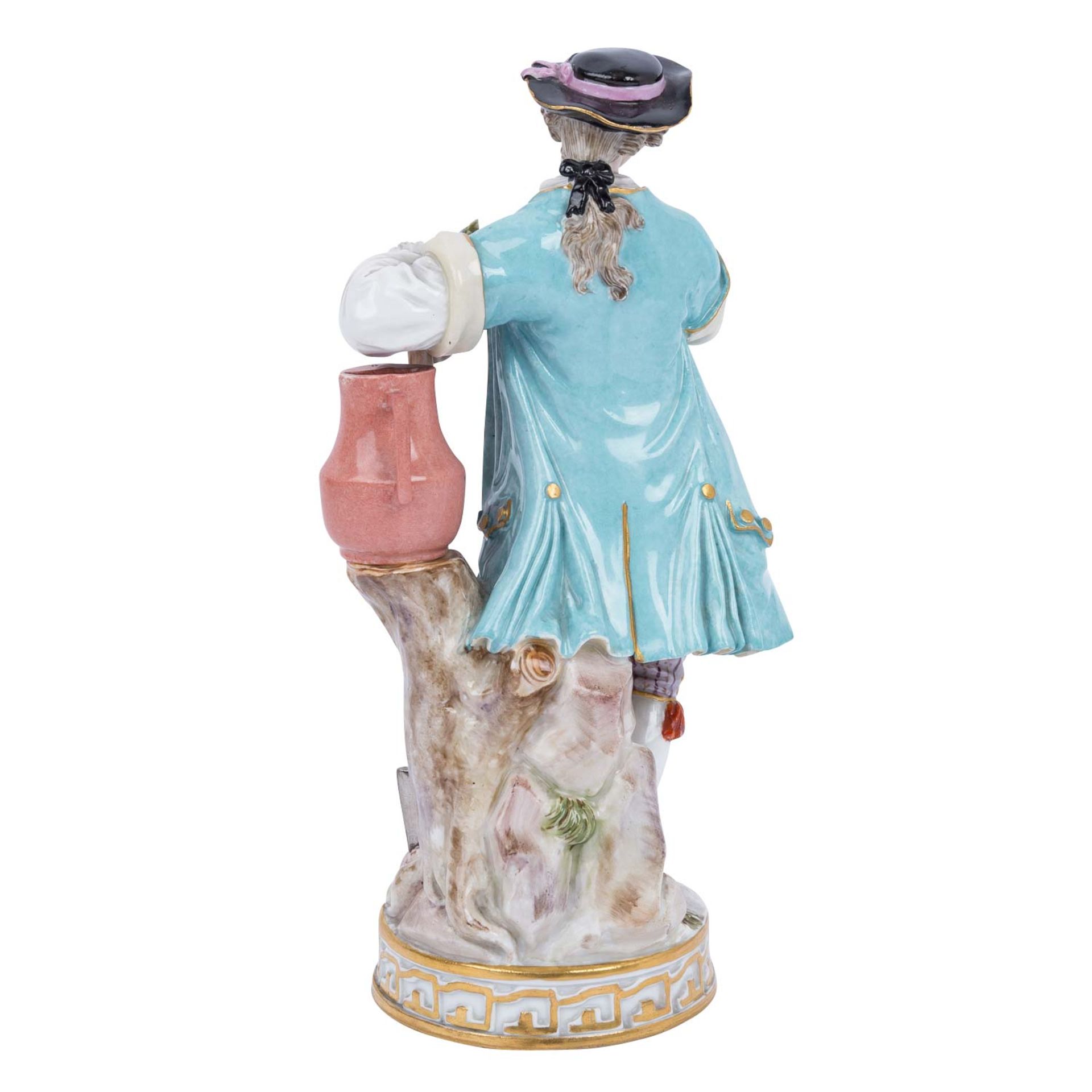 MEISSEN Gärtnerfigur, 1. Wahl, 2. Hälfte 19. Jh. - Image 3 of 7