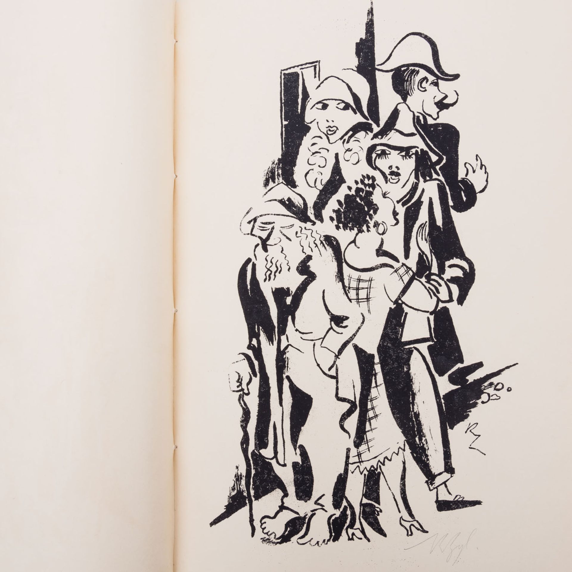 ZIEGLER, RICHARD (1891-1992), "Marionetten", zwölf Opaldrucke, 1926, - Bild 4 aus 7