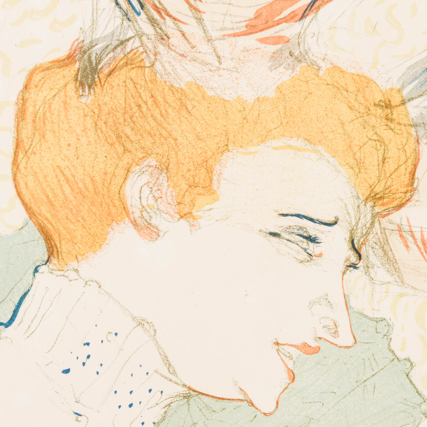 TOULOUSE-LAUTREC, HENRI DE (1864-1901), "Mademoiselle Marcelle Lender, en buste", 1895, - Image 3 of 10