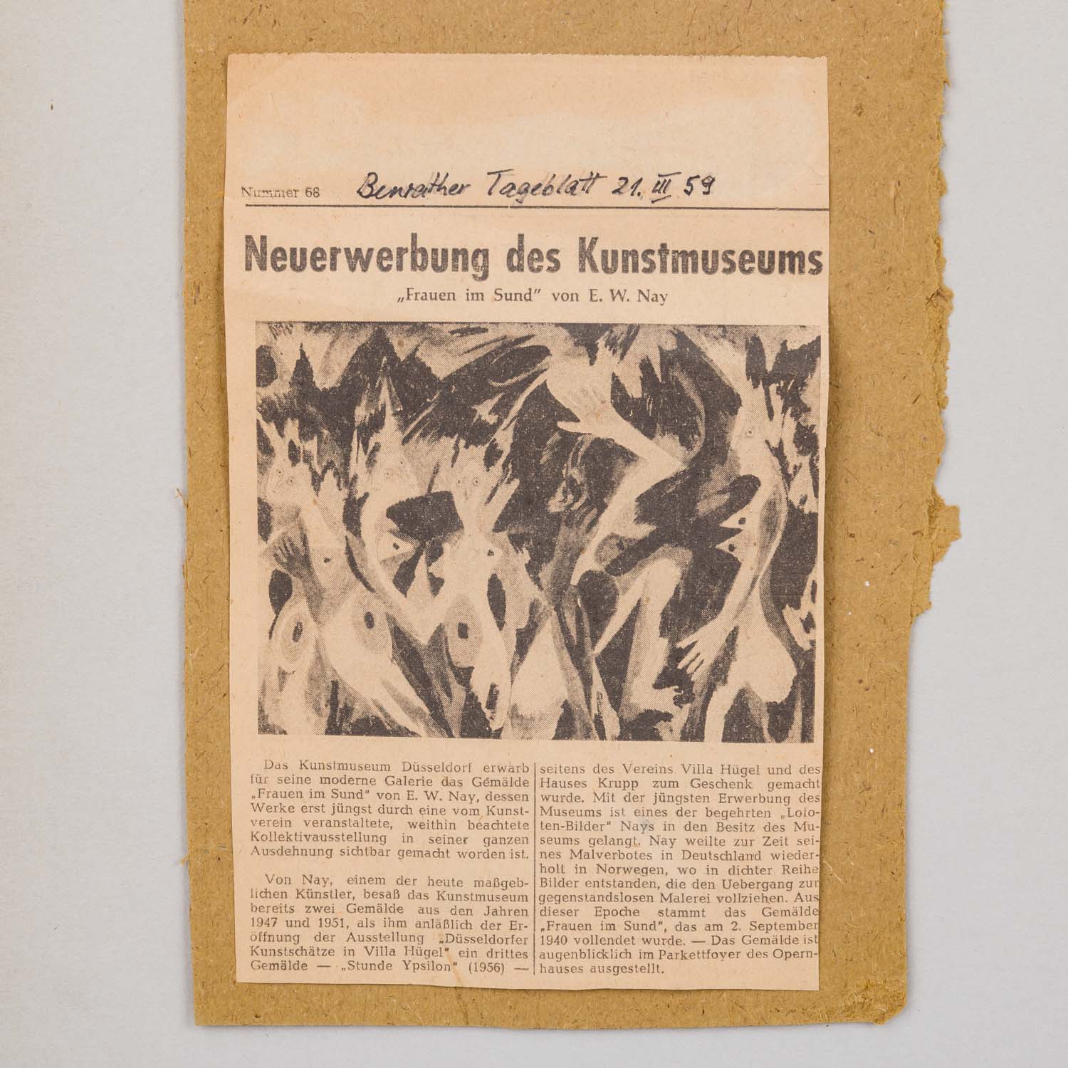 NAY, ERNST WILHELM (1902-1968), "Im Herbstwind", 1942, - Image 5 of 7