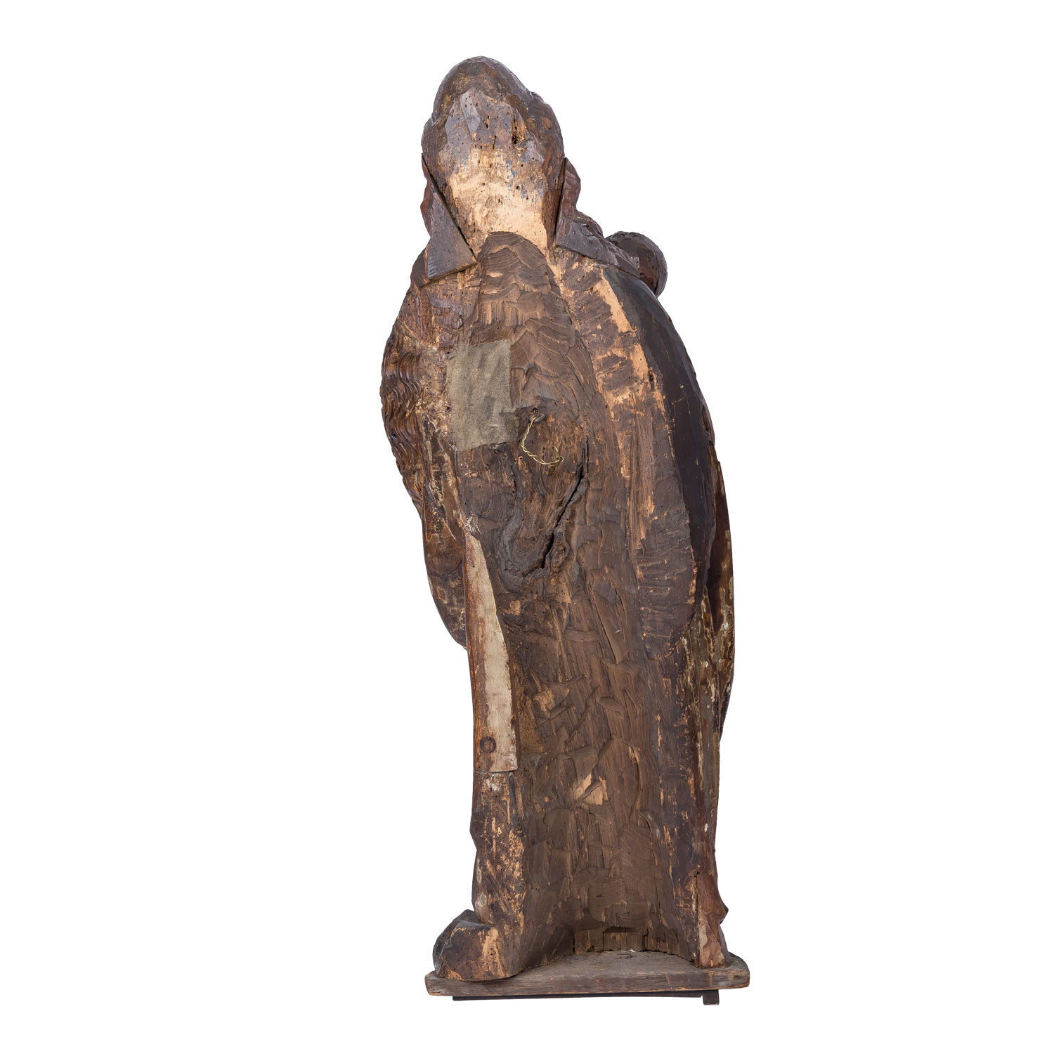 SCHWÄBISCHER MEISTER DES XV. JAHRHUNDERTS "Gotische Schnitzfigur einer stehenden Madonna mit dem Jes - Image 3 of 9