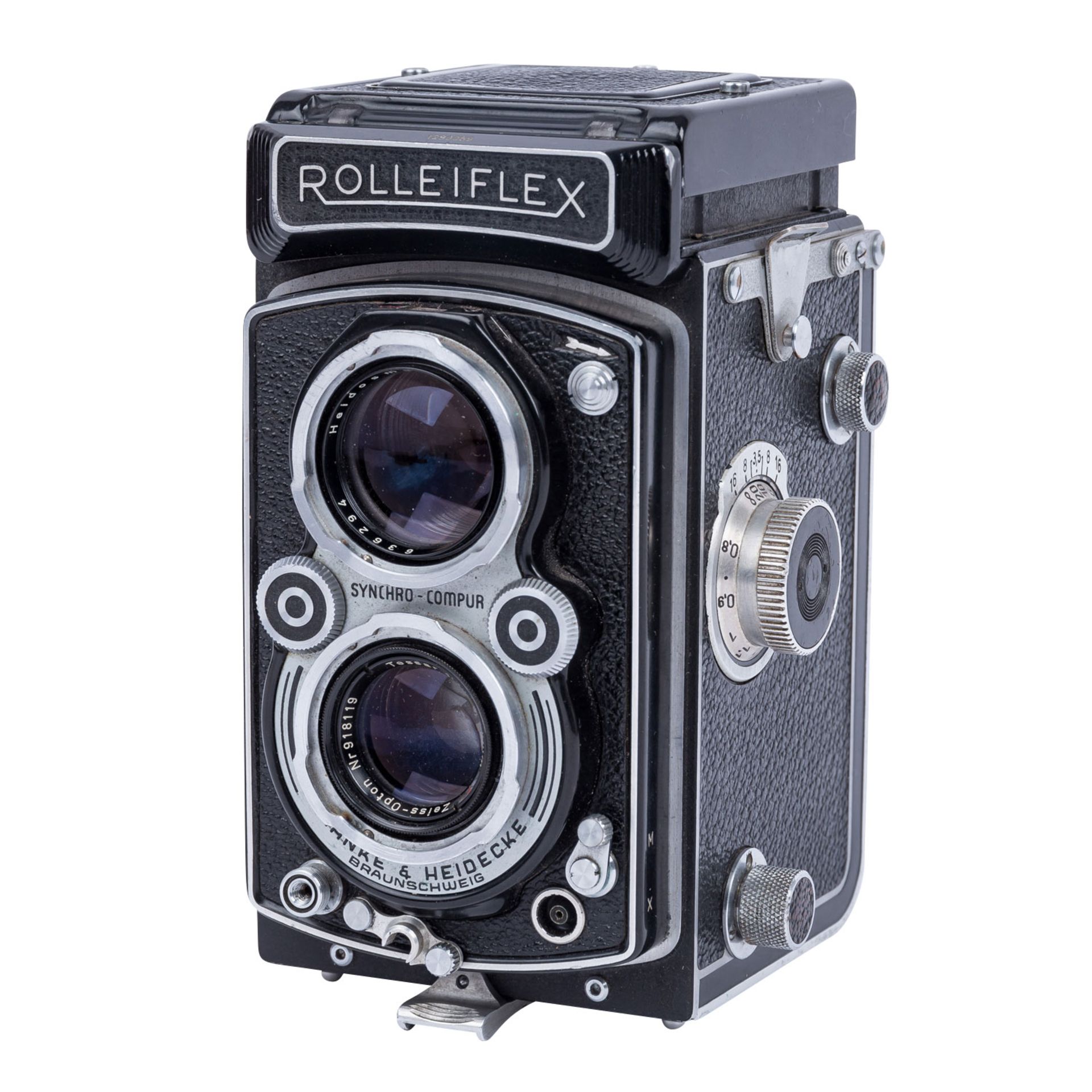 KAMERA ROLLEIFLEX 3,5 A, & „Das Rolleiflex Buch“, - Image 2 of 9