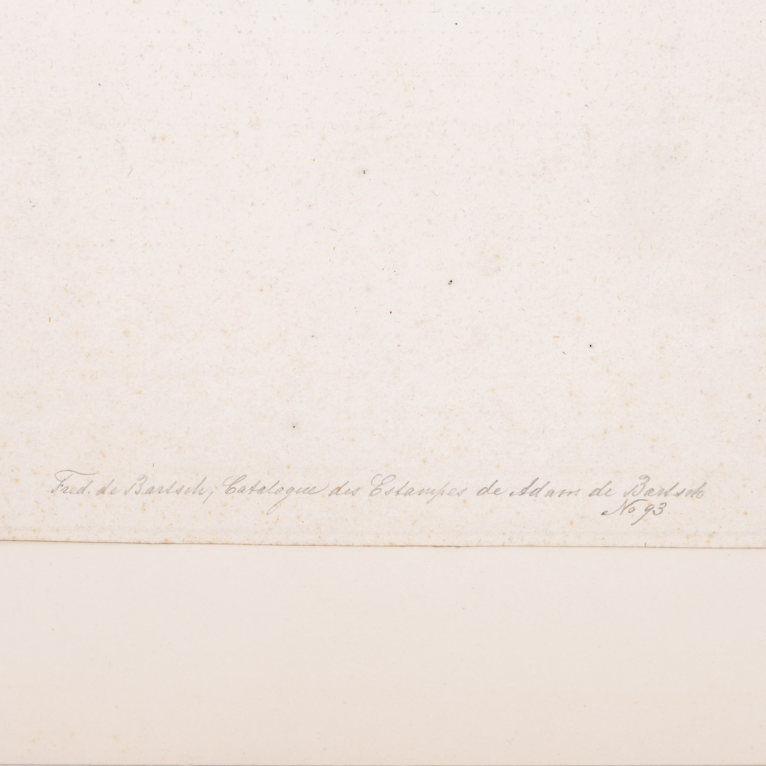 BARTSCH, ADAM VON (1757-1821) "Adam und Eva" 1786 - Image 6 of 7
