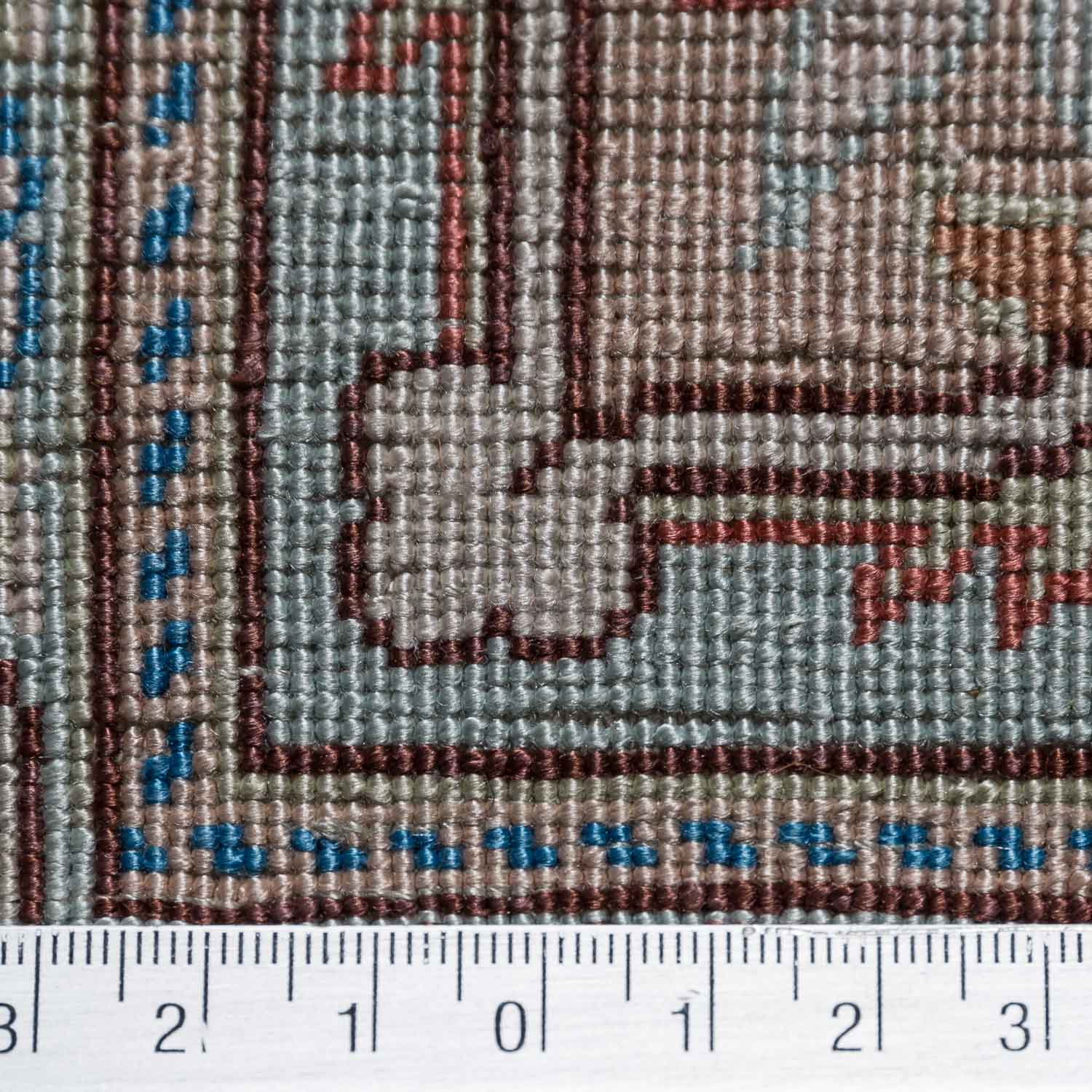 Orientteppich aus Seide. KAYSERI, 20. Jh., 184x120 cm. - Bild 3 aus 3