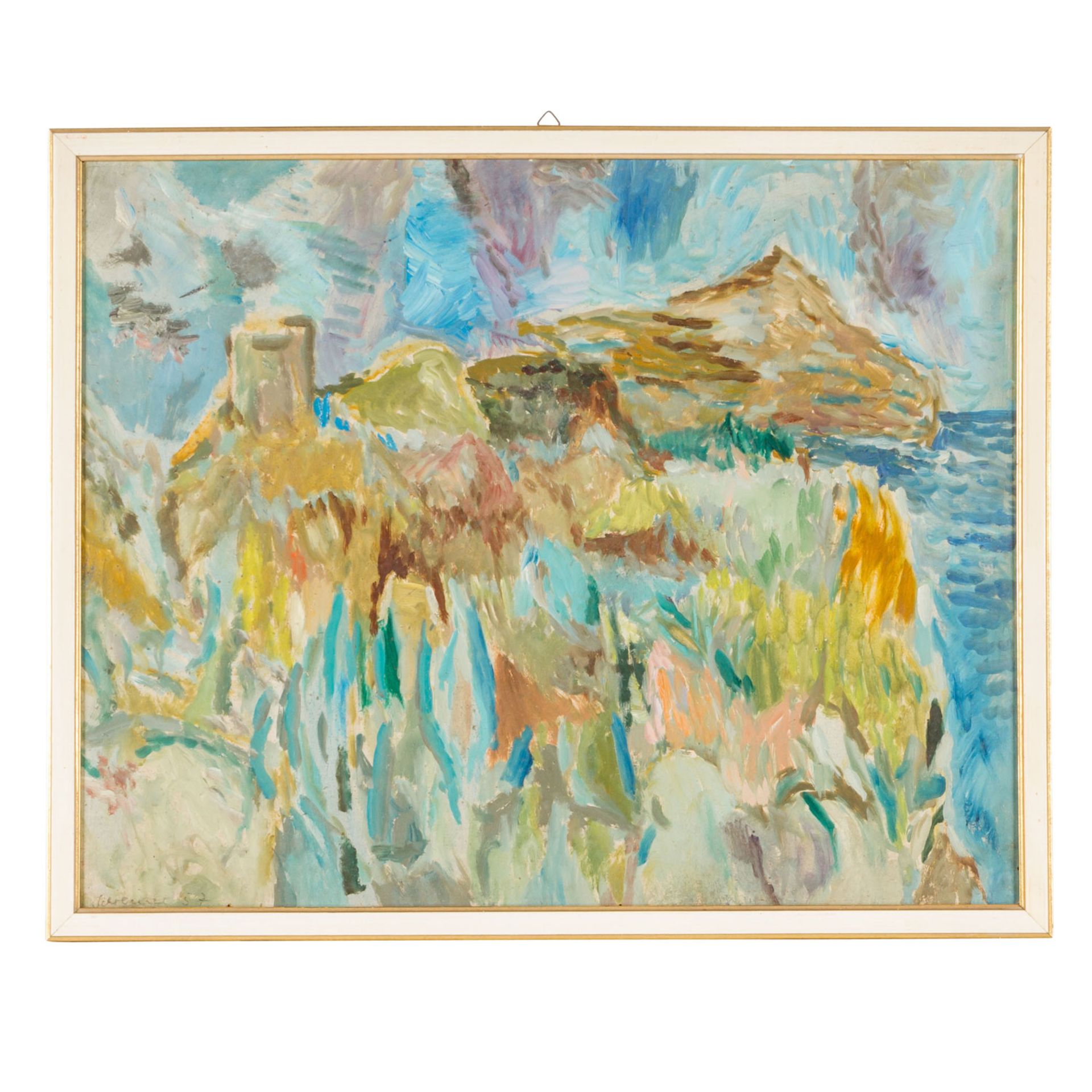 SCHREINER, HANS (geb. 1930), "Felsige Küste", 1957, - Bild 2 aus 4