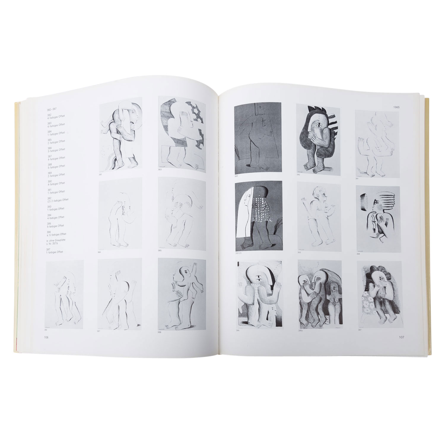 BERND LUTZE "Horst Antes, Werkverzeichnis der Lithographien, Offsets, Siebdrucke, Holzschnitte und v - Bild 7 aus 9